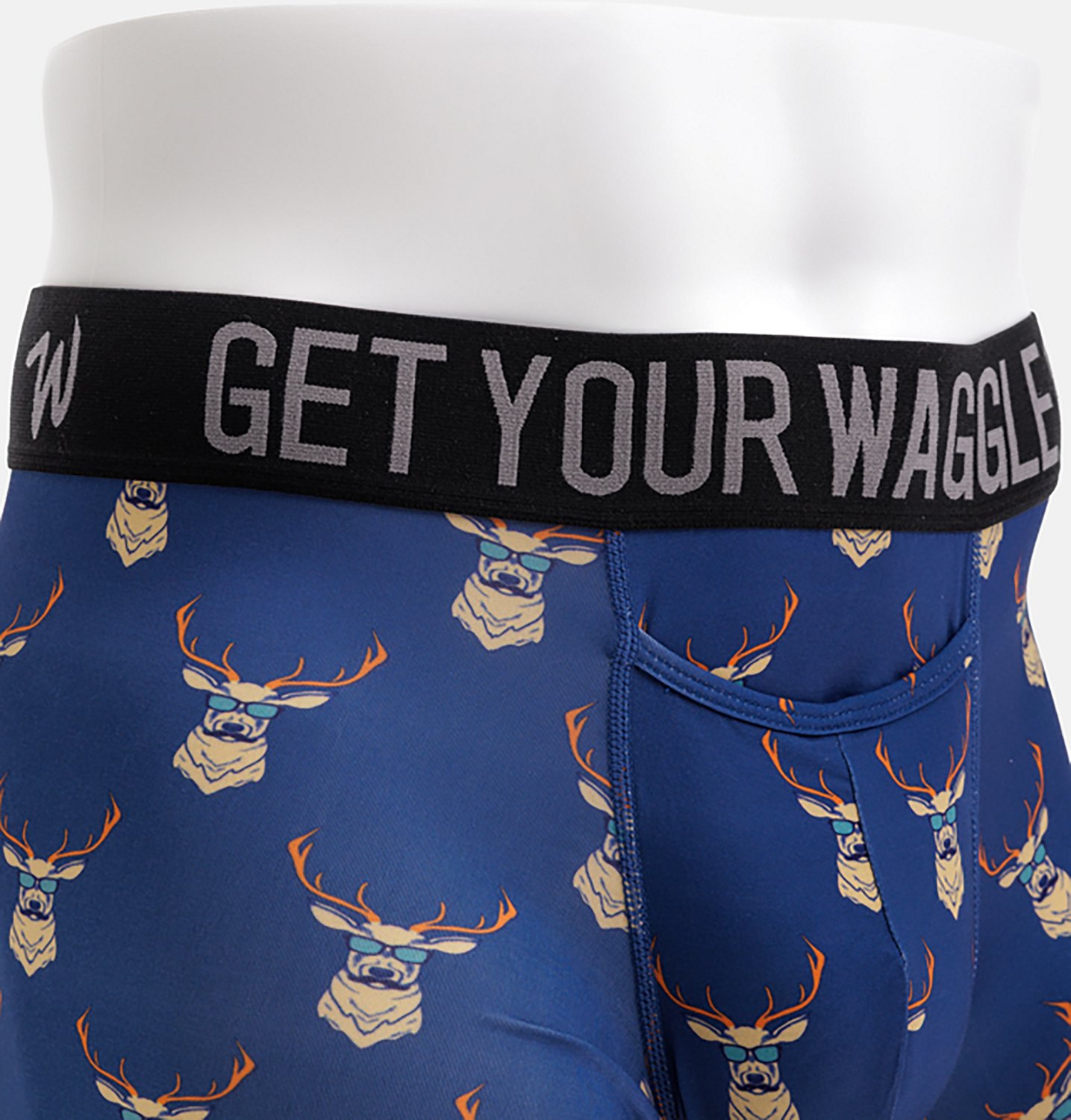 Waggle Men's Kentucky Buck Caddie Boxer Briefs - view number 3