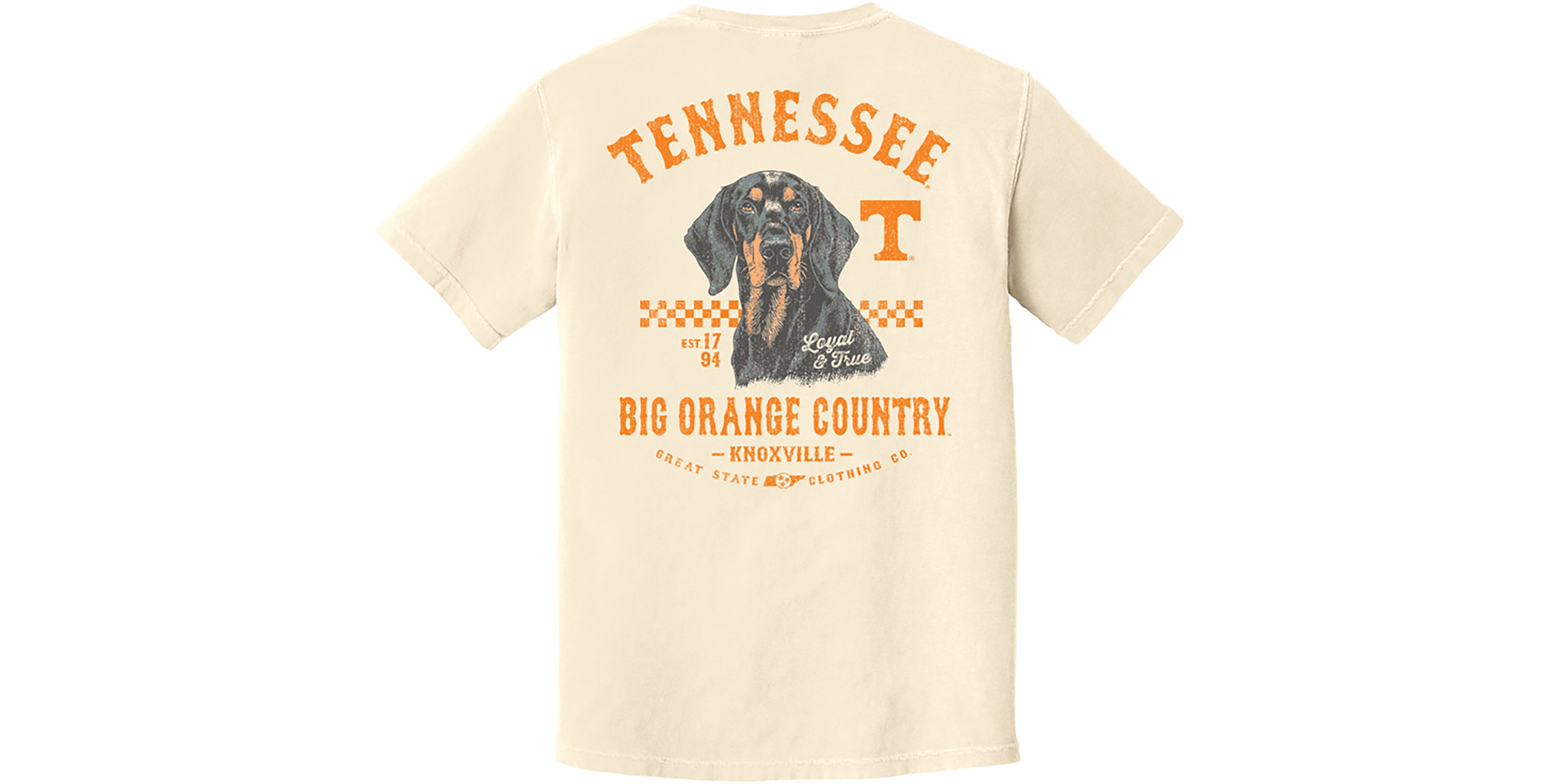 Great State Men's University of Tennessee Vintage Mascot Graphic T-shirt