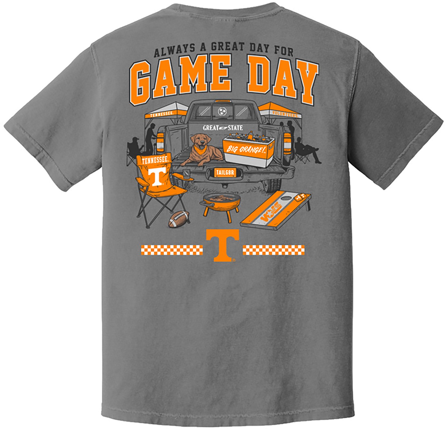 Great State Men's University of Tennessee Game Day Tailgate Graphic T-shirt