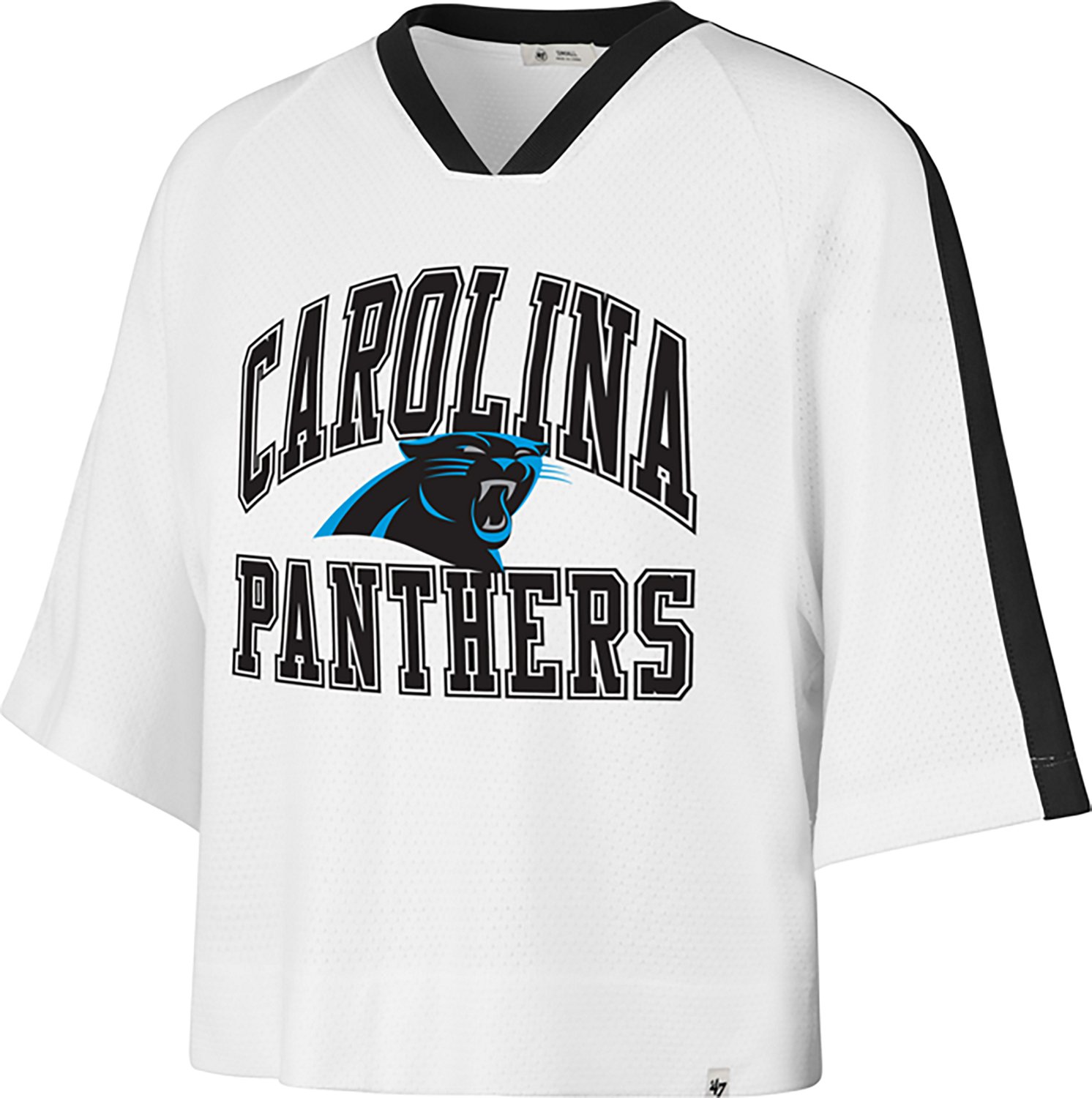 '47 Women's Panthers Big Overarch Drop Needle Raglan T-shirt