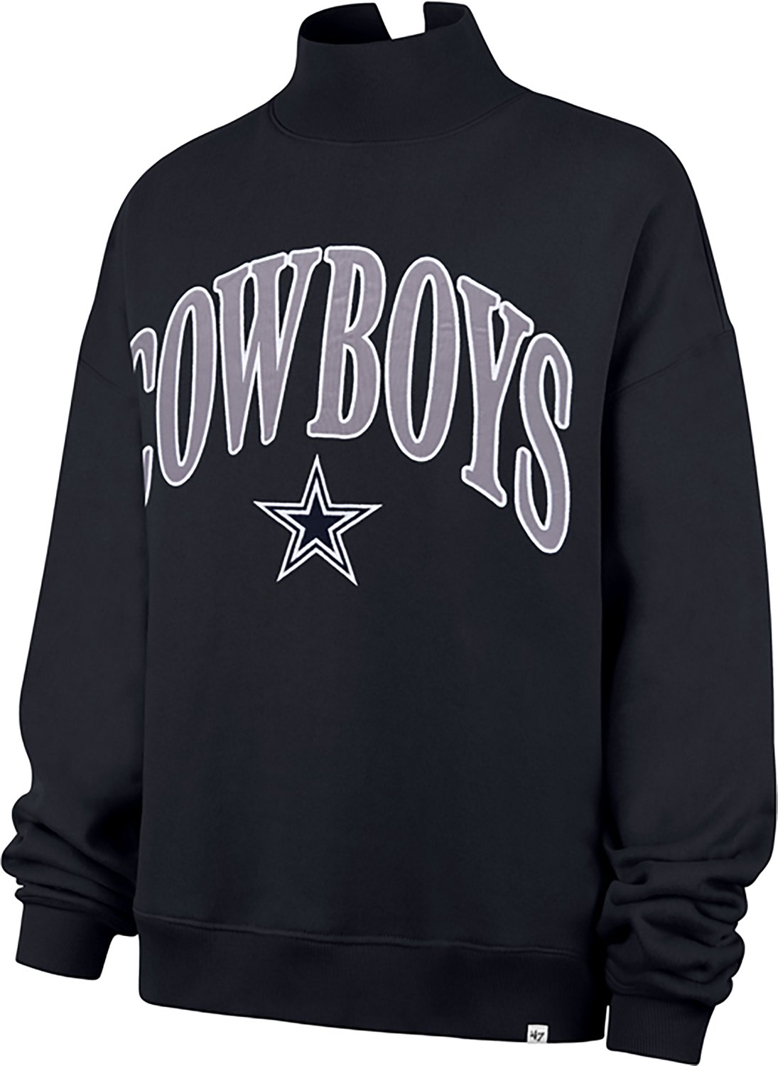 '47 Dallas Cowboys Women's Vantage Mock Neck Pullover