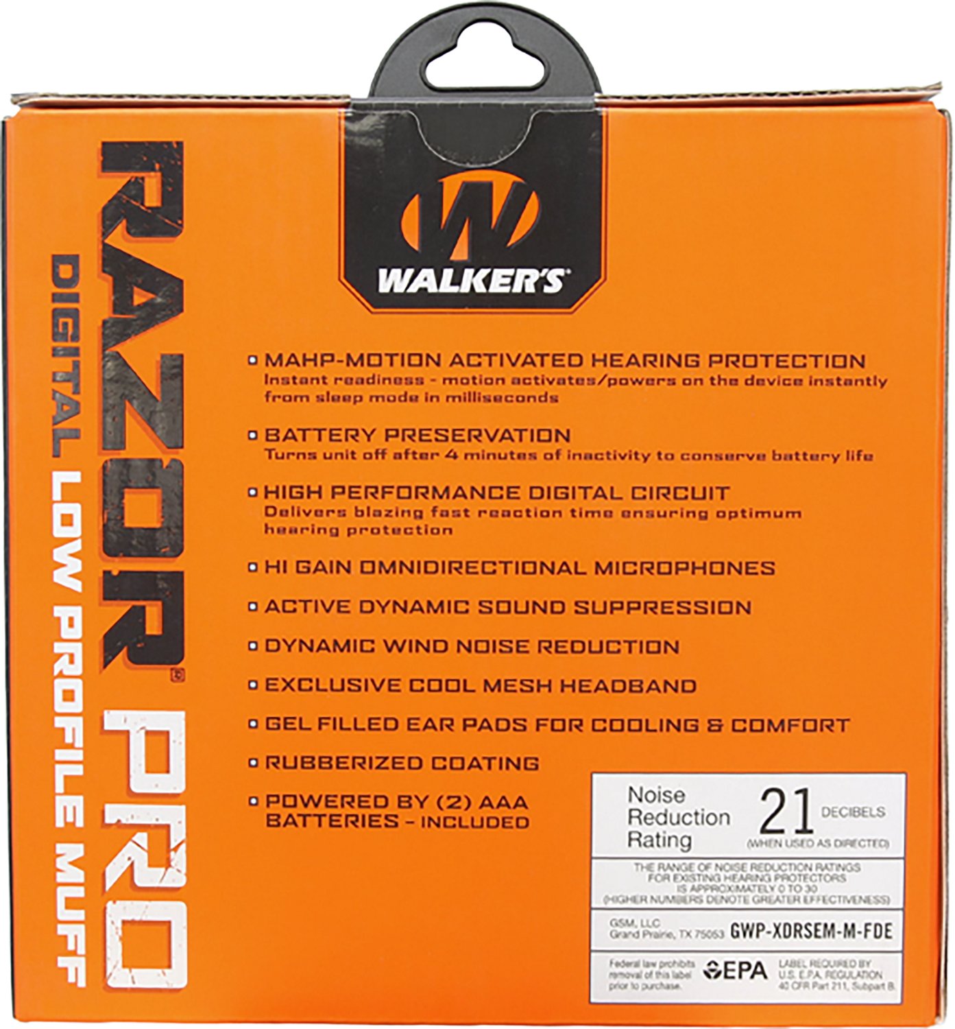 Walker's Digital Razor Motion-Activated Electronic Muff - view number 8