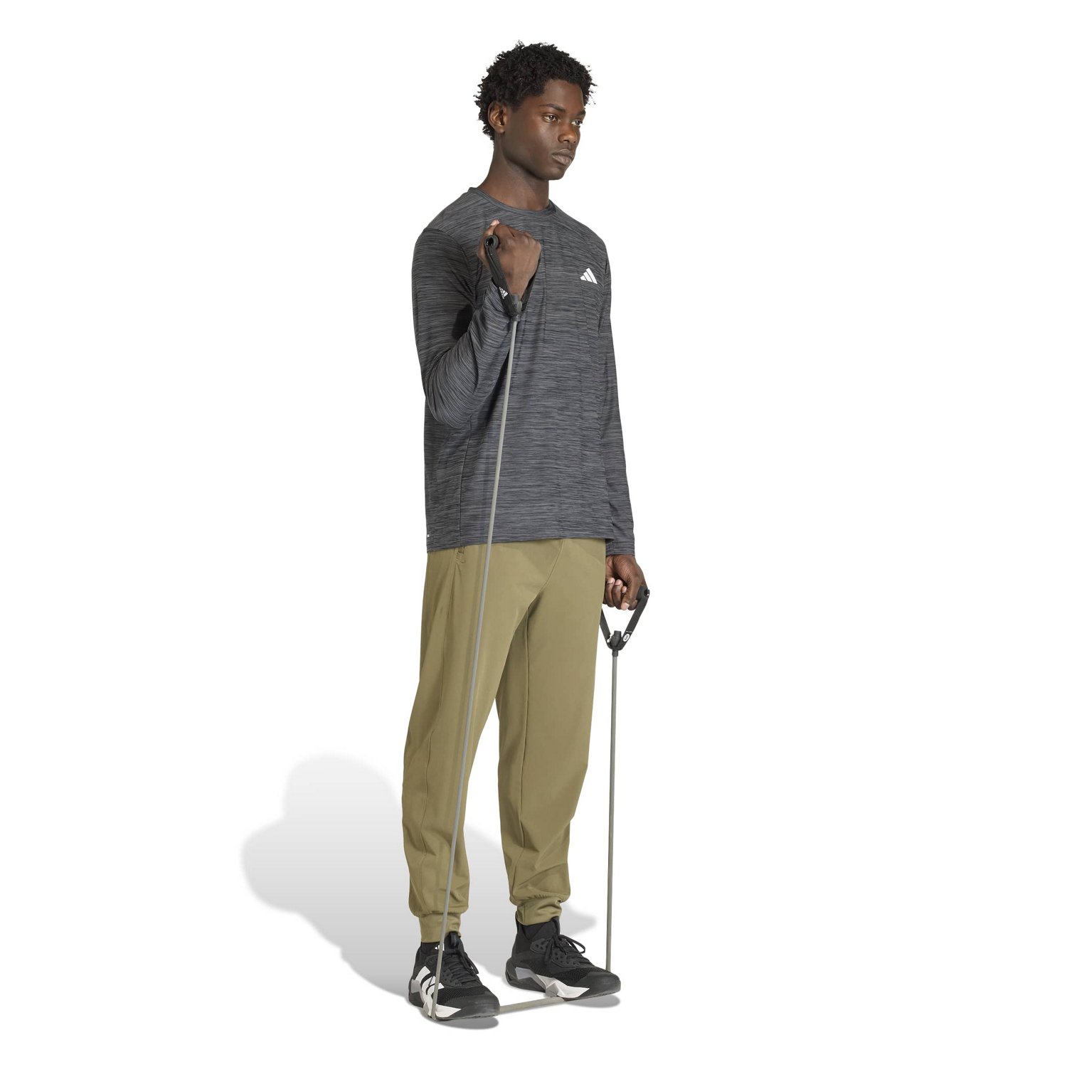 adidas Men’s Workout Essentials Flex Long Sleeve Training T‑Shirt - view number 5