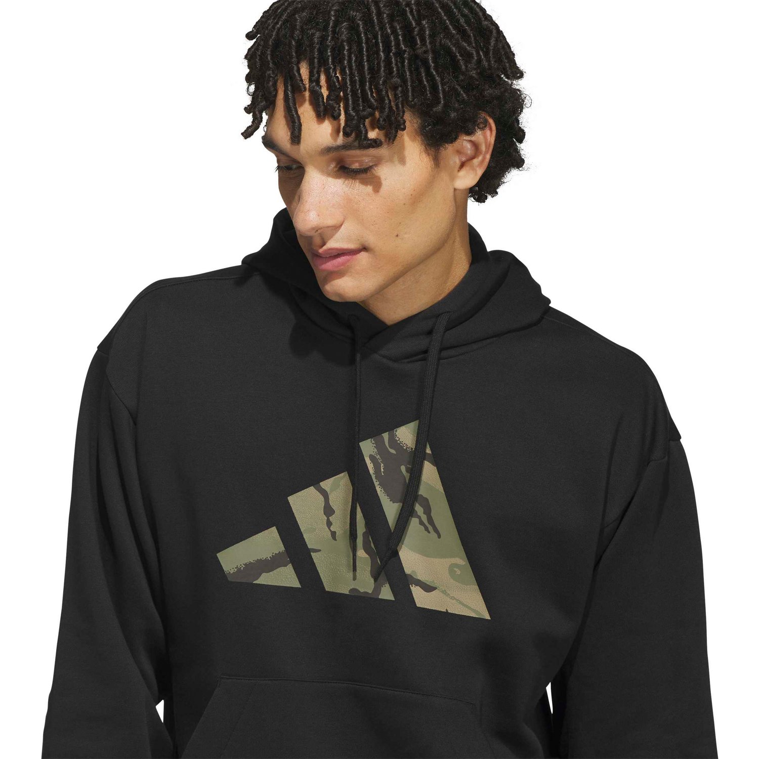 adidas Men's Camo Big Logo Graphic Hoodie - view number 3