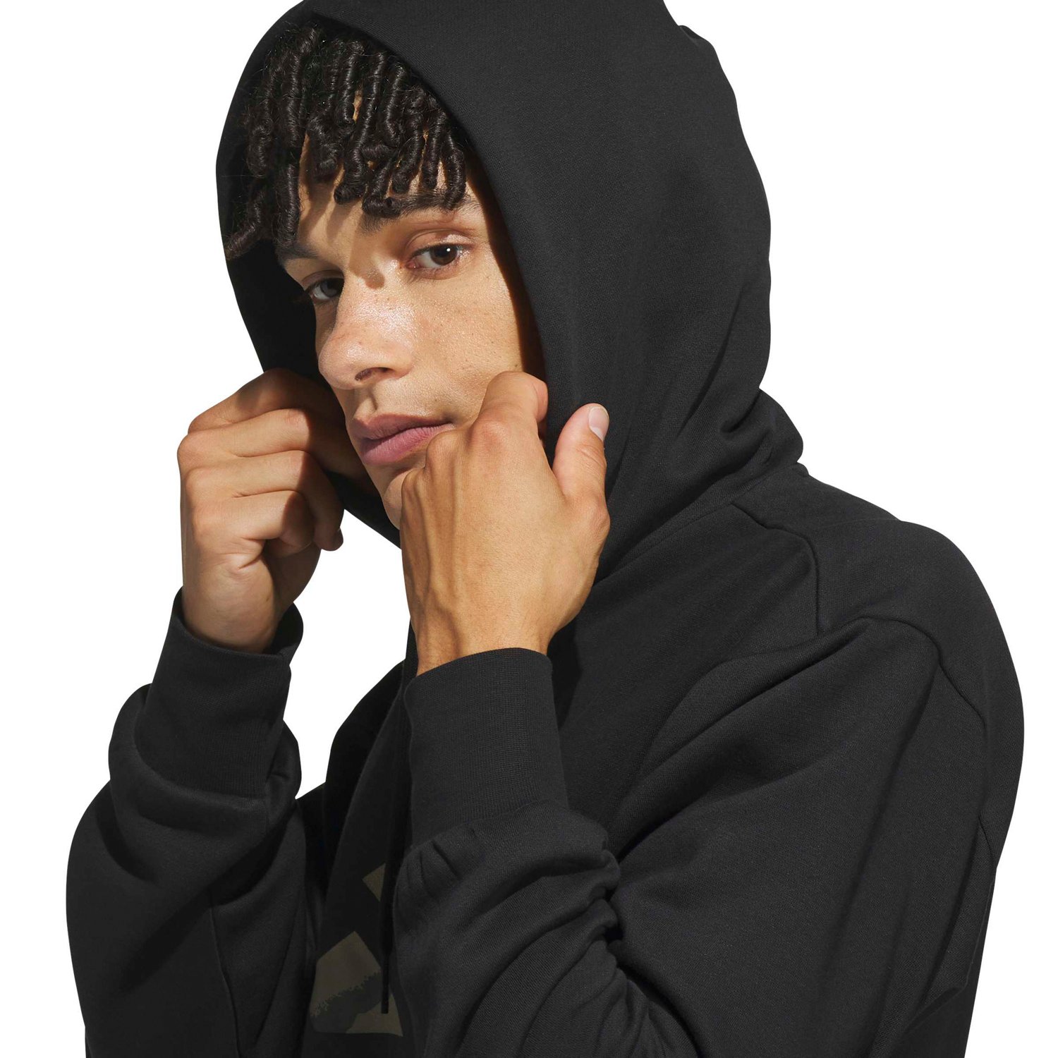 adidas Men's Camo Big Logo Graphic Hoodie - view number 4