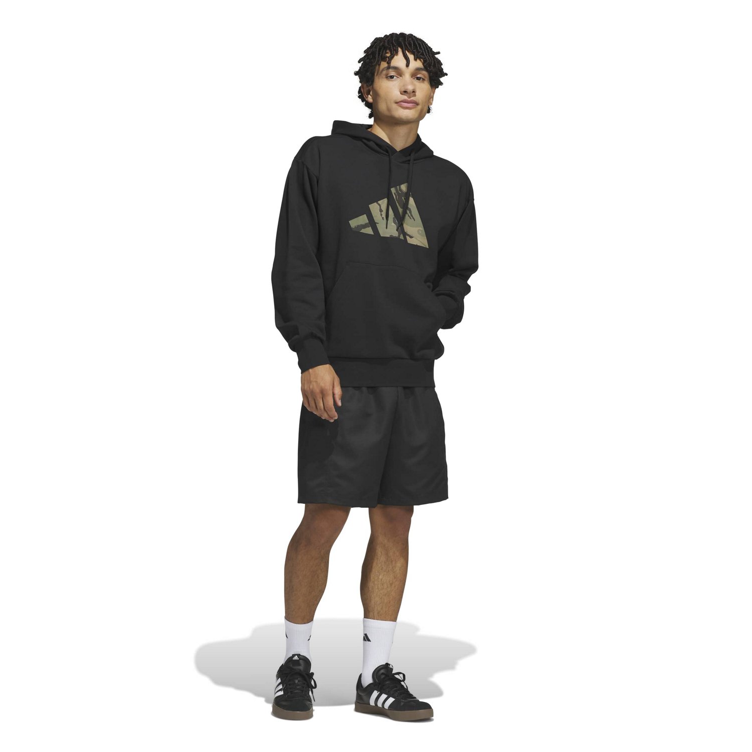adidas Men's Camo Big Logo Graphic Hoodie - view number 5