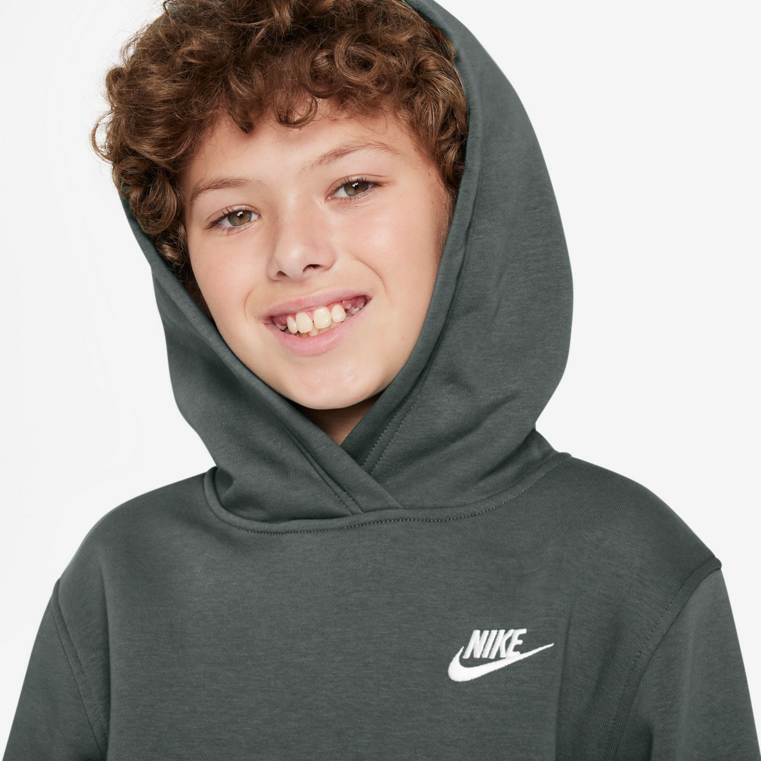 Nike Boys' Sportswear Club Fleece Hoodie - view number 3