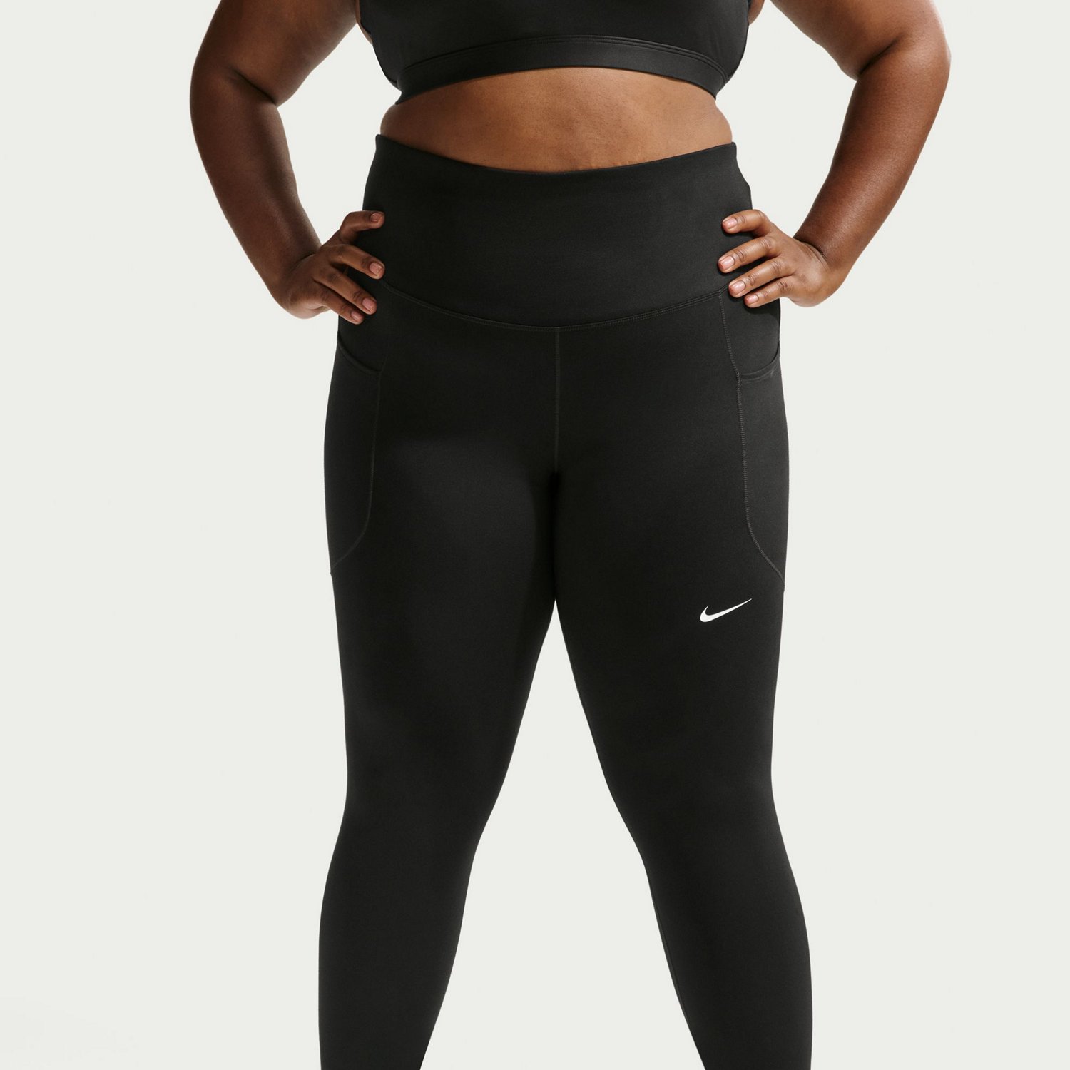 Nike Women's Dri-FIT High-Waisted Plus Size 7/8 Leggings with Pockets - view number 3