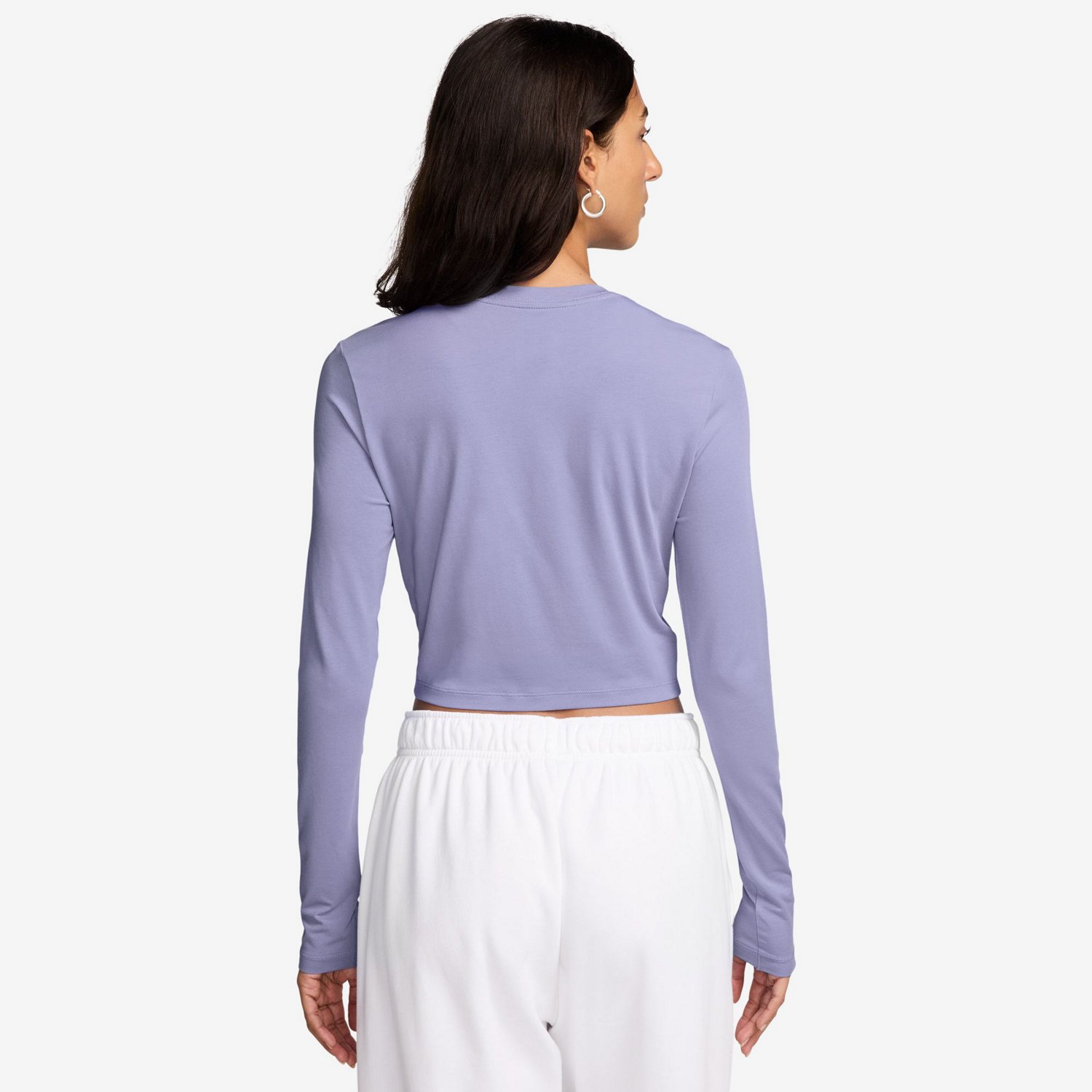 Nike Sportswear Women's Chill Knit Long Sleeve Cropped Top - view number 2