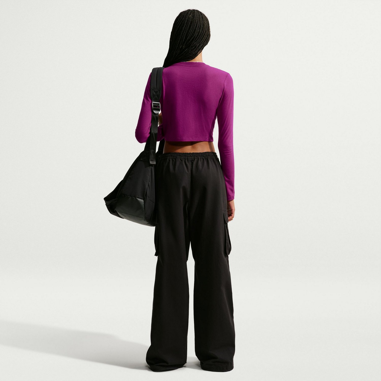 Nike Sportswear Women's Chill Knit Long Sleeve Cropped Top - view number 2