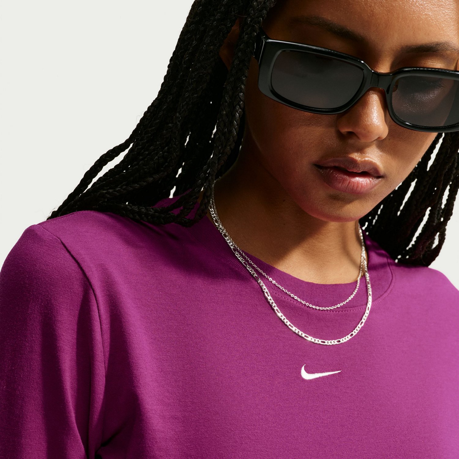 Nike Sportswear Women's Chill Knit Long Sleeve Cropped Top | Academy