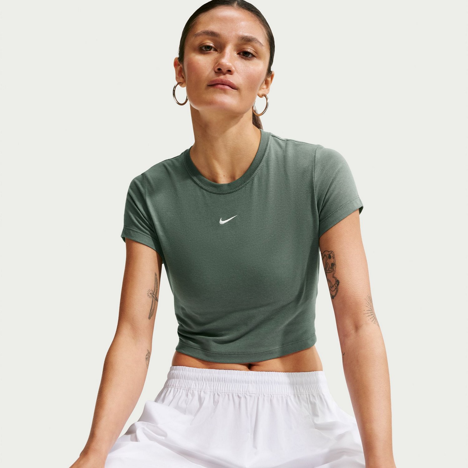 Nike Women's Sportswear Chill Knit Cropped T-shirt - view number 5