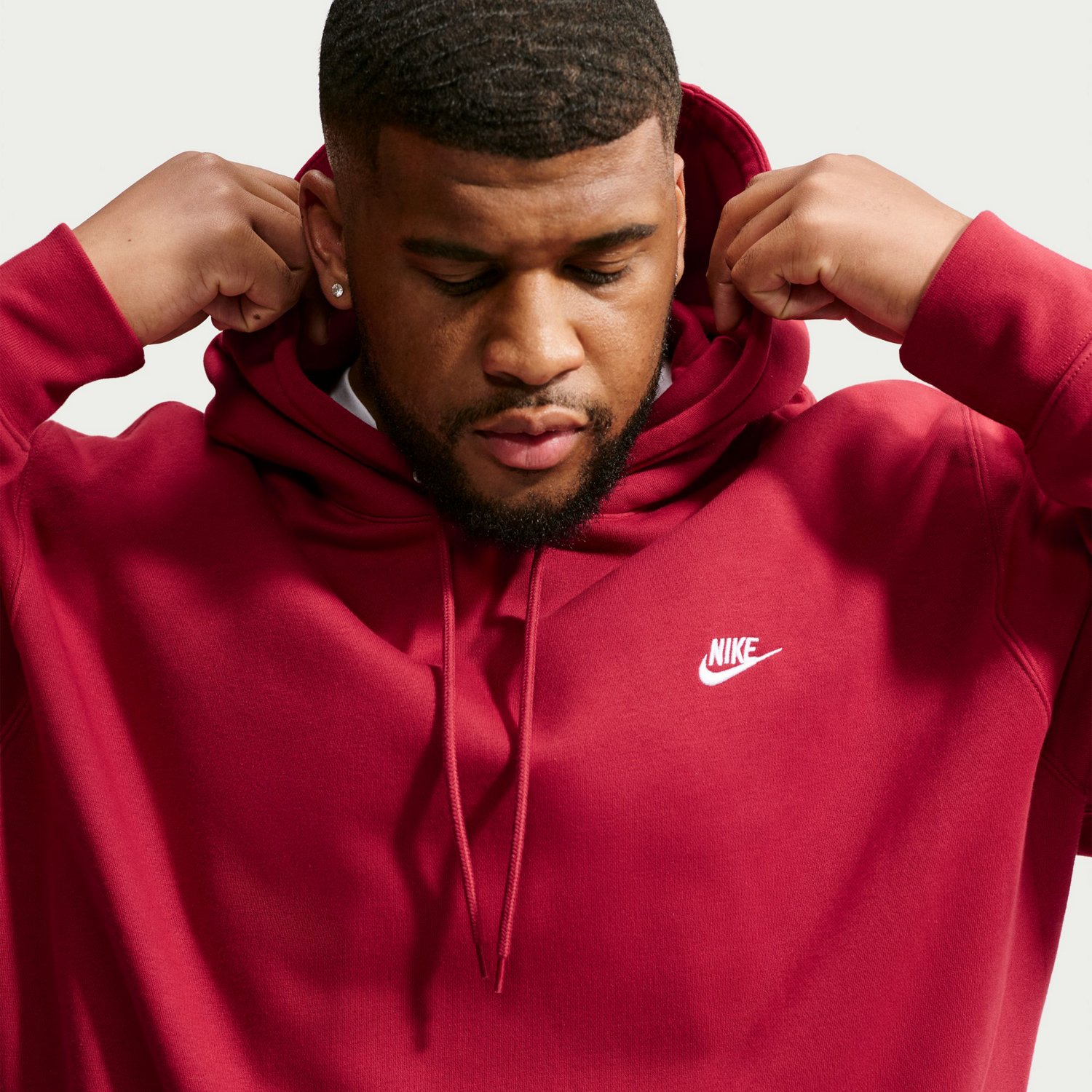Nike Men's Club Pullover Fleece Hoodie - view number 8