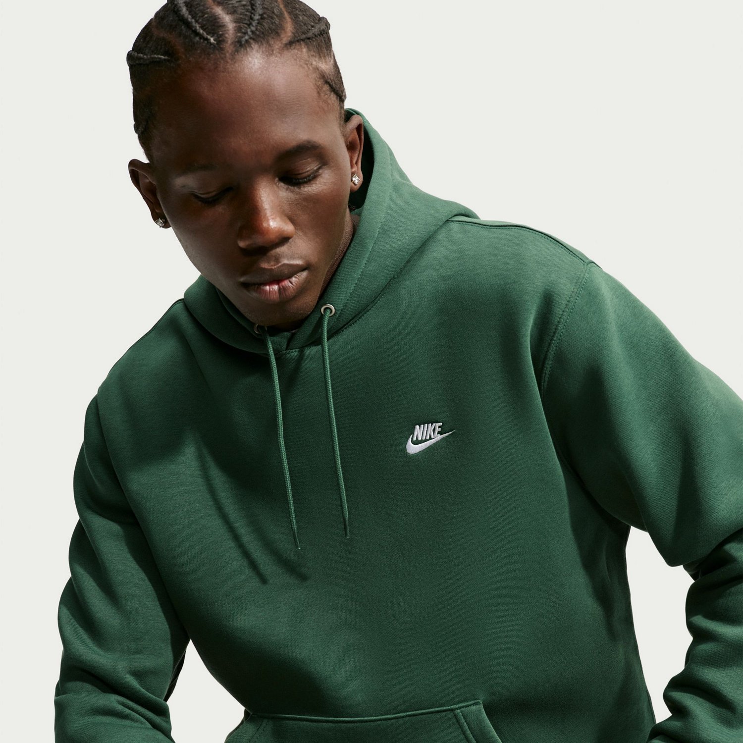 Nike Men's Club Pullover Fleece Hoodie - view number 5