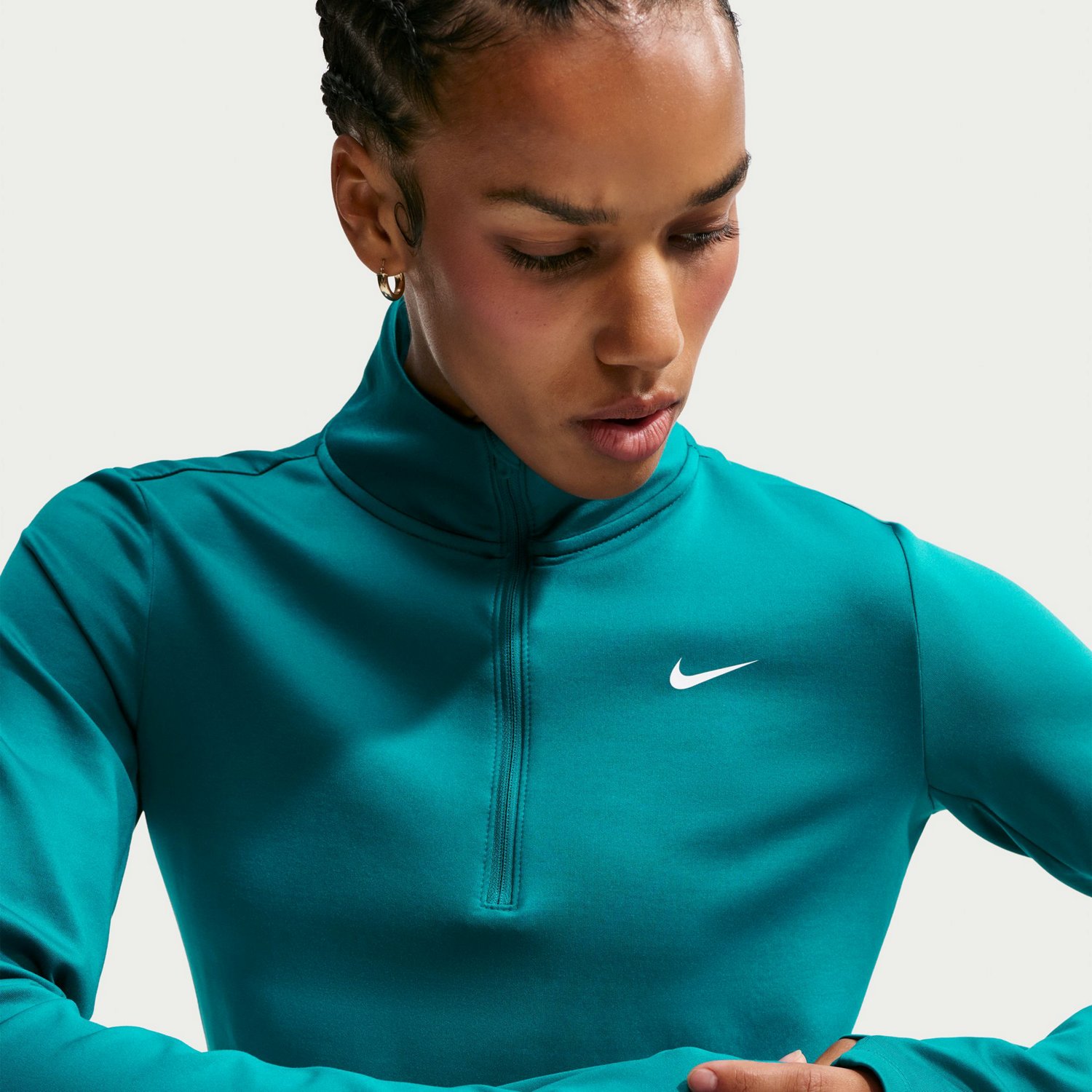 Nike Women's One Therma-Fit 1/2 Zip Mid Layer Top - view number 5