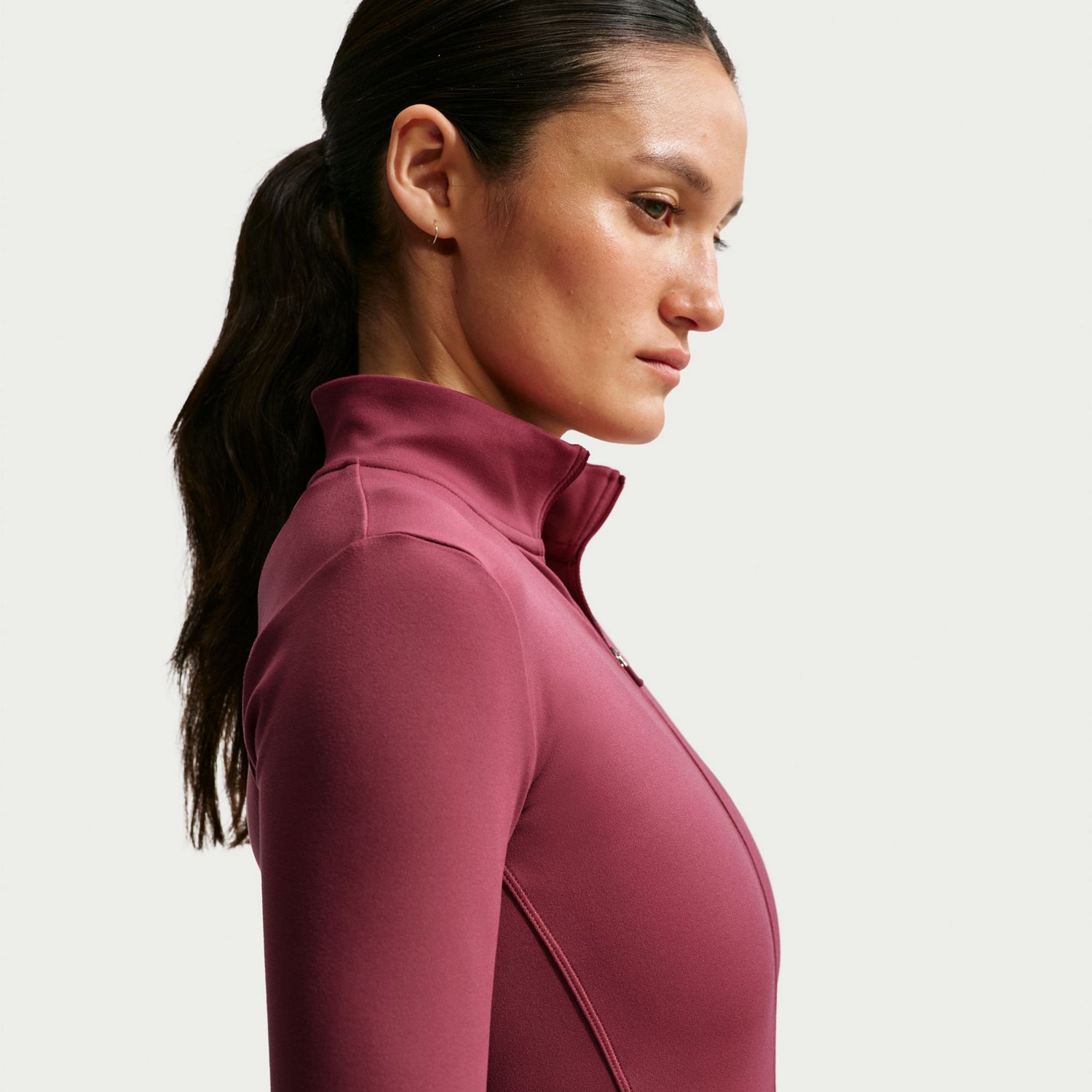 Nike Women's One Fitted Dri-FIT Full-Zip Jacket - view number 4