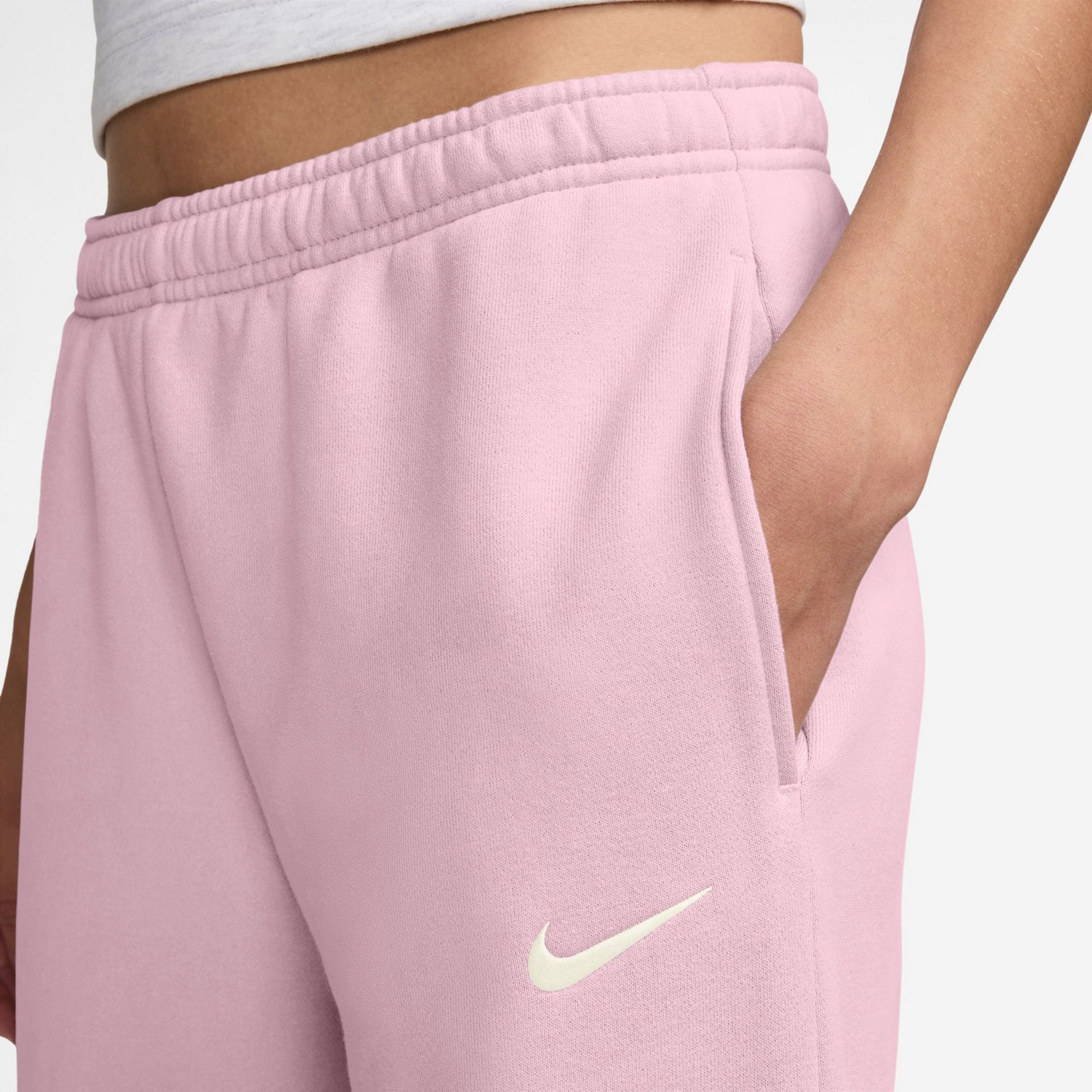 Nike Women's Studio Fleece Mid-Rise Training Pants - view number 3