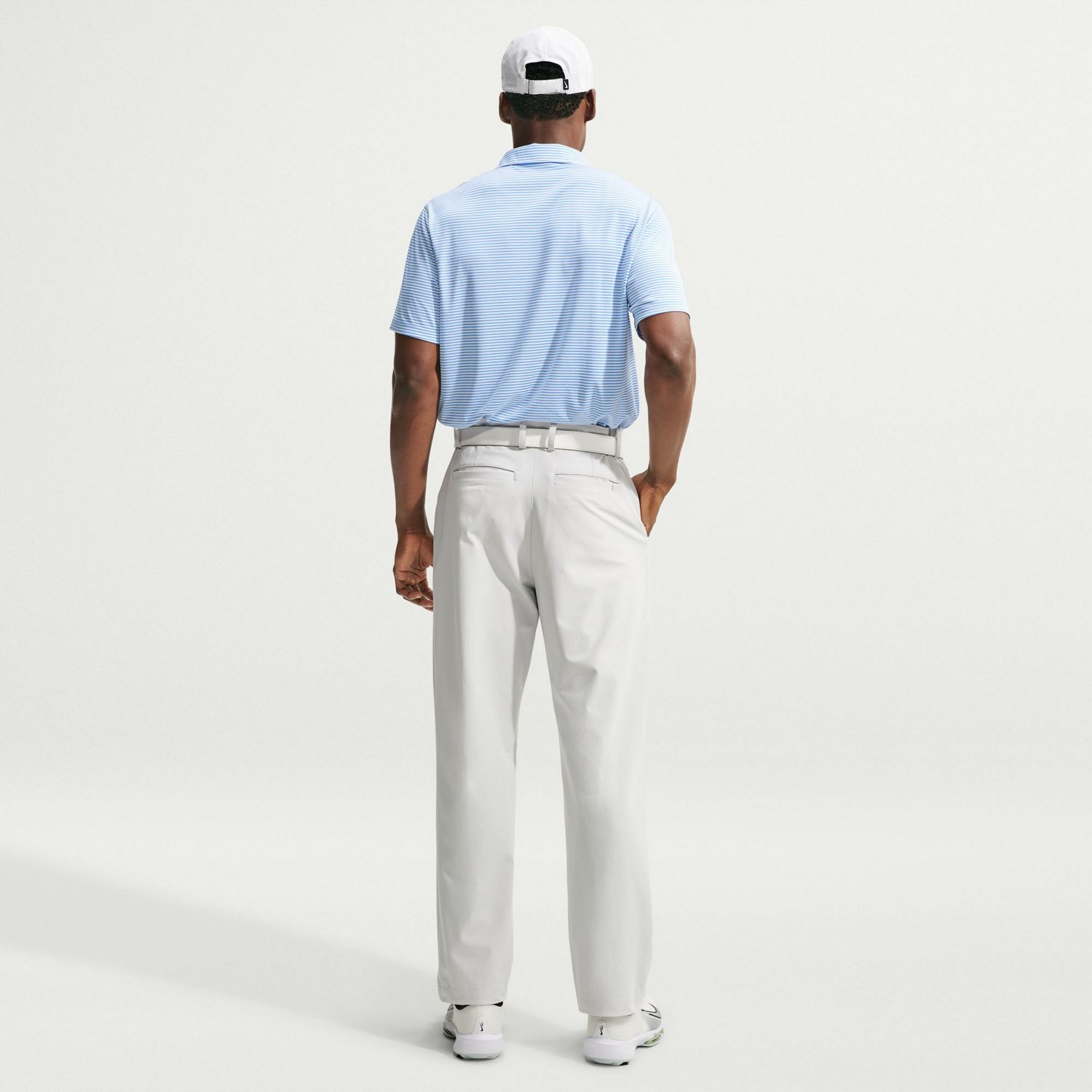 Nike Men's Dri-FIT Approach Striped Short Sleeve Polo - view number 2