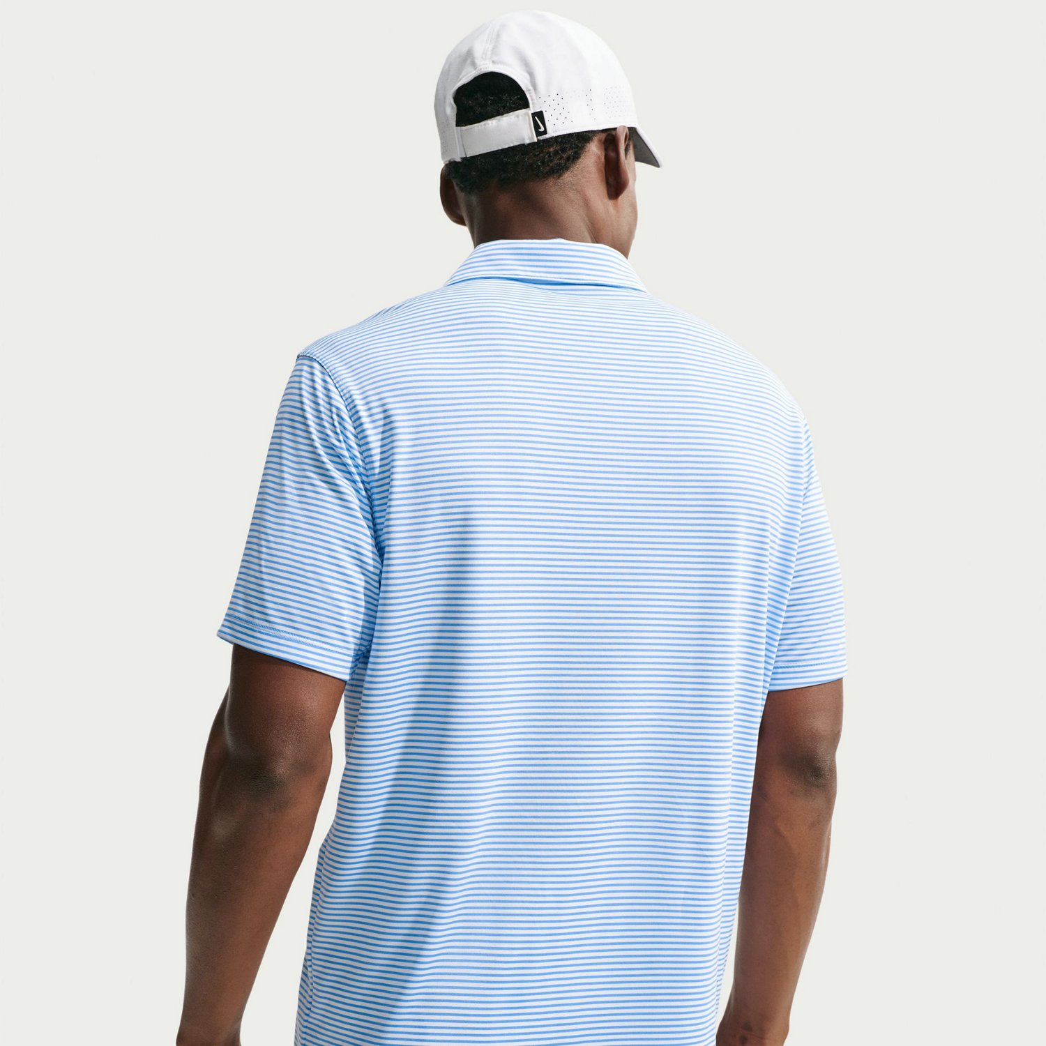 Nike Men's Dri-FIT Approach Striped Short Sleeve Polo - view number 4