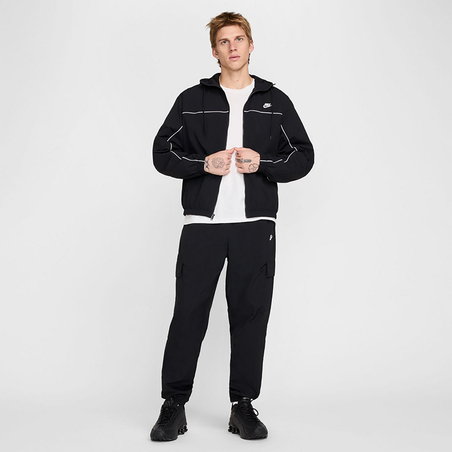 Nike Men's Club Athlete Hooded Jacket - view number 7