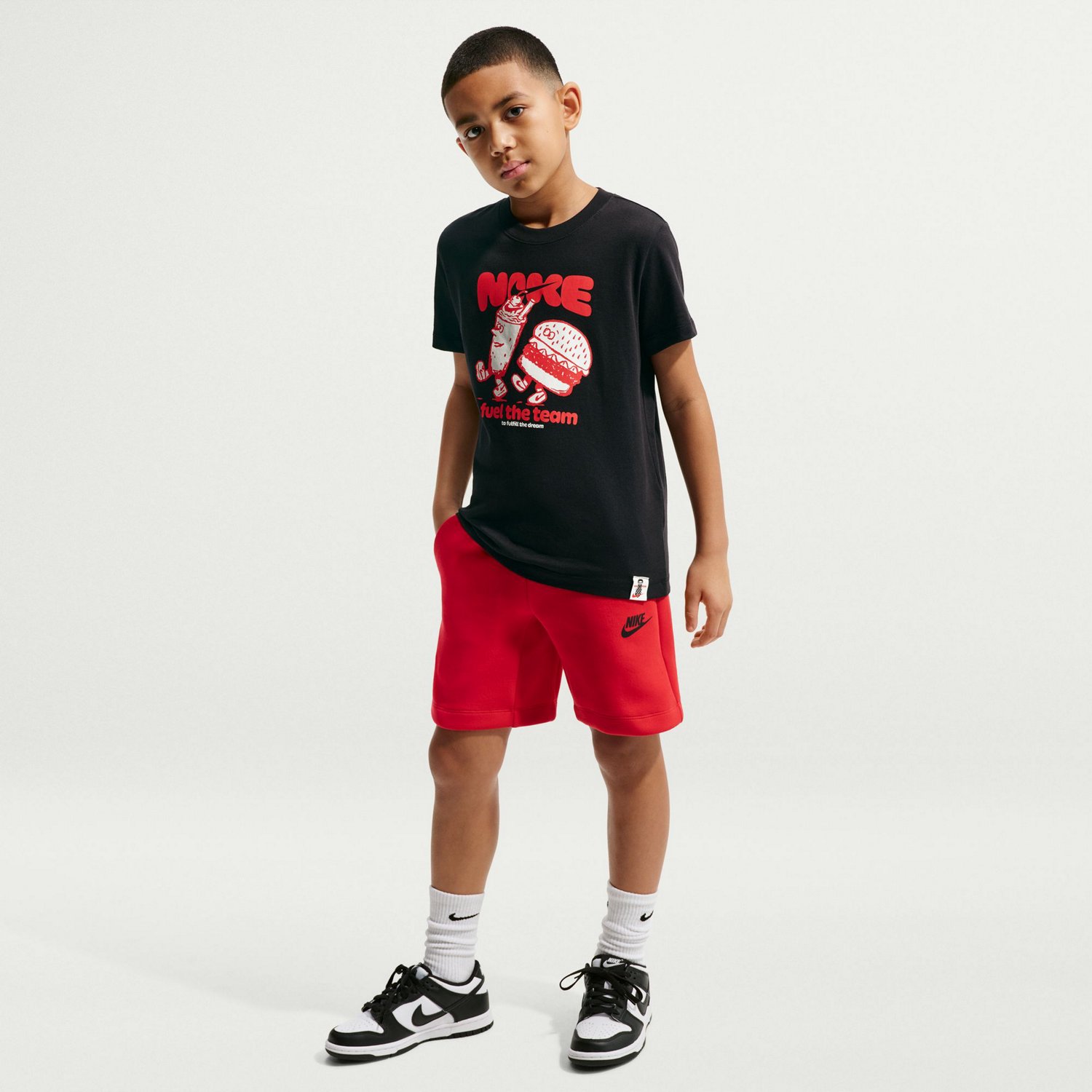 Nike Boys' Feel The Team Short Sleeve T-shirt