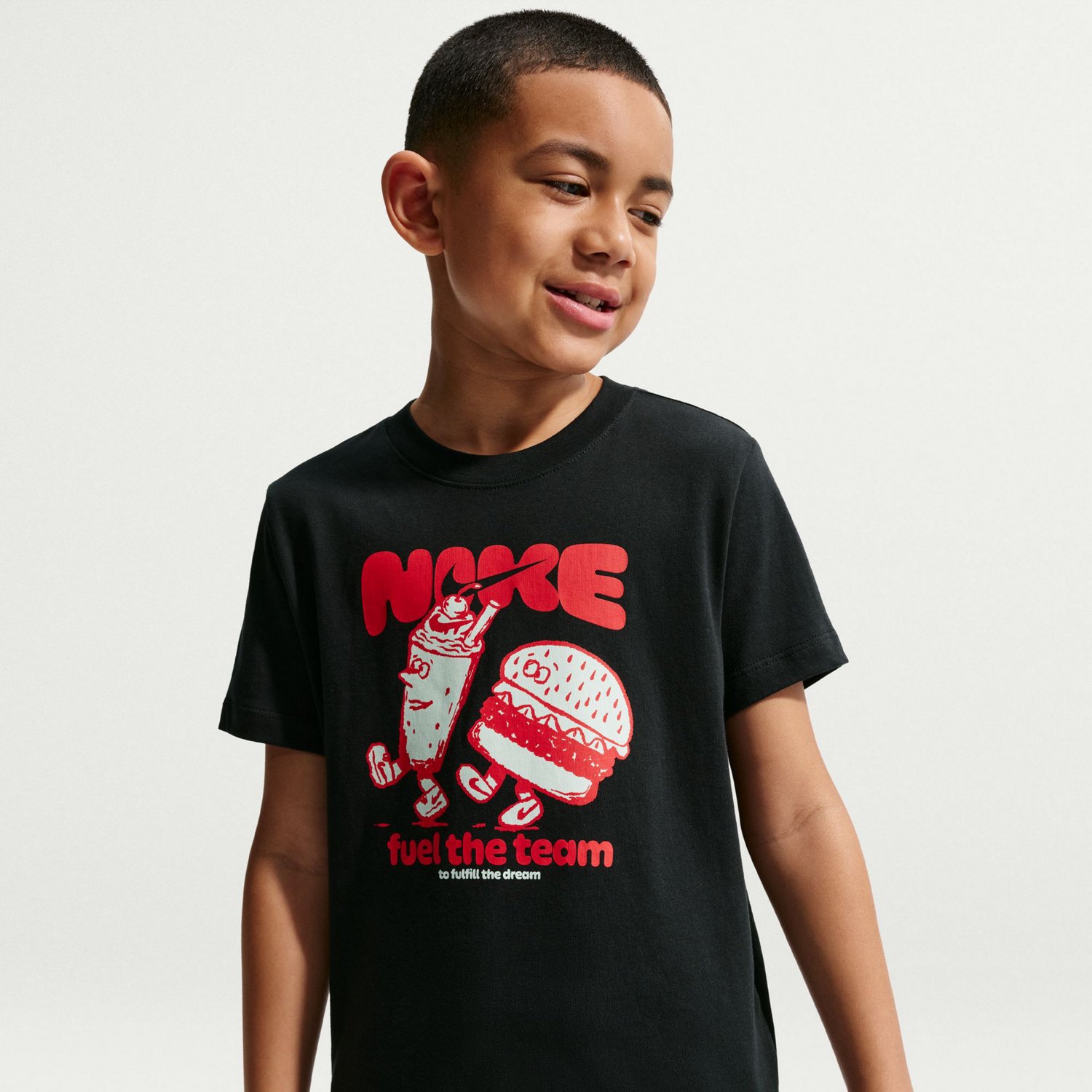 Nike Boys' Feel The Team Short Sleeve T-shirt - view number 3