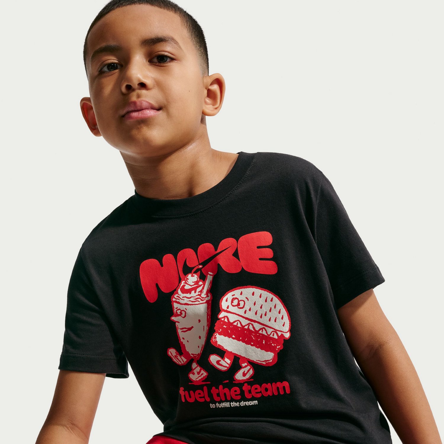 Nike Boys' Feel The Team Short Sleeve T-shirt - view number 5