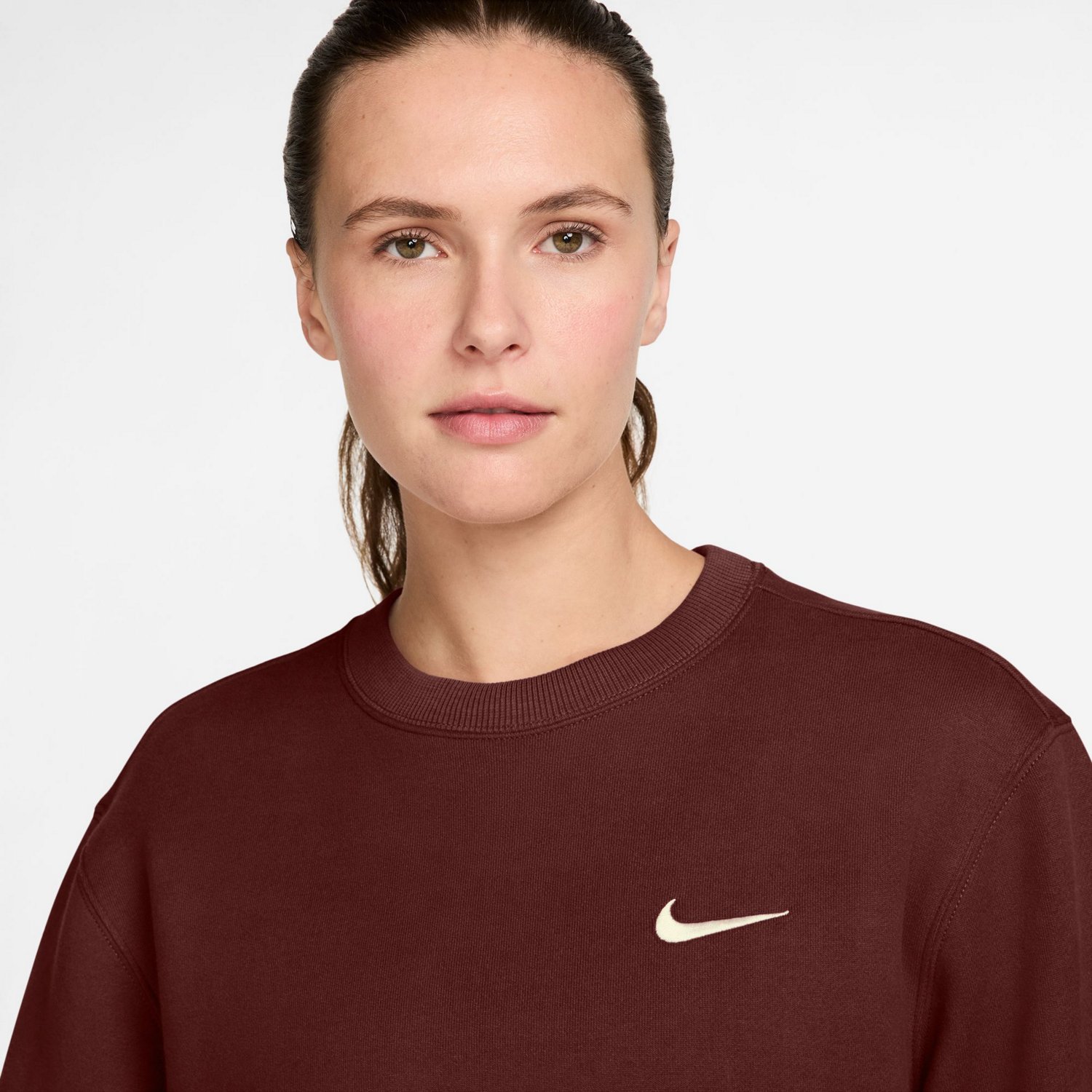 Nike Women's Studio Fleece Mid Weight Crew Sweatshirt - view number 3