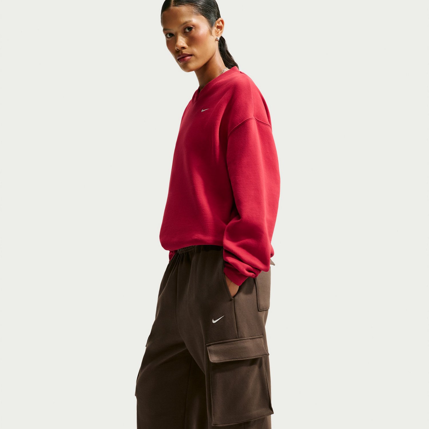 Nike Women's Sportswear Phoenix Fleece Mid-Rise Oversized Cargo Pants - view number 5