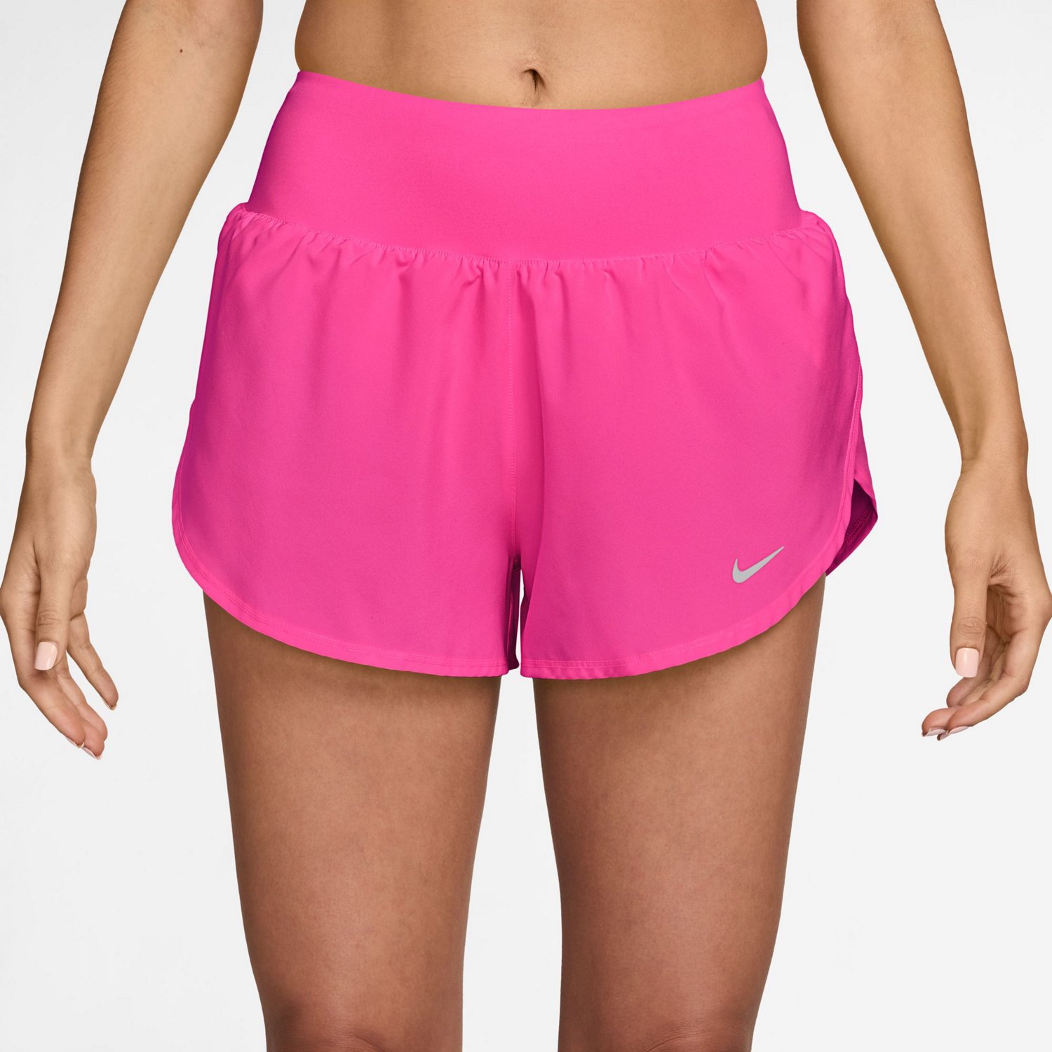 Nike Women's Flow Mid Rise Dri-FIT Athletic Training Shorts
