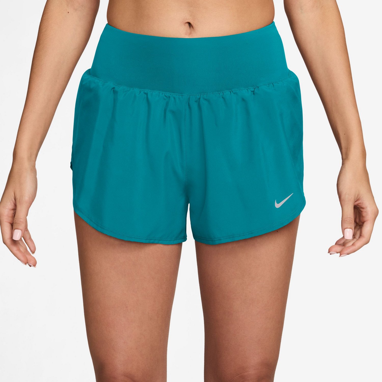 Nike Women's Flow Mid Rise Dri-FIT Athletic Training Shorts
