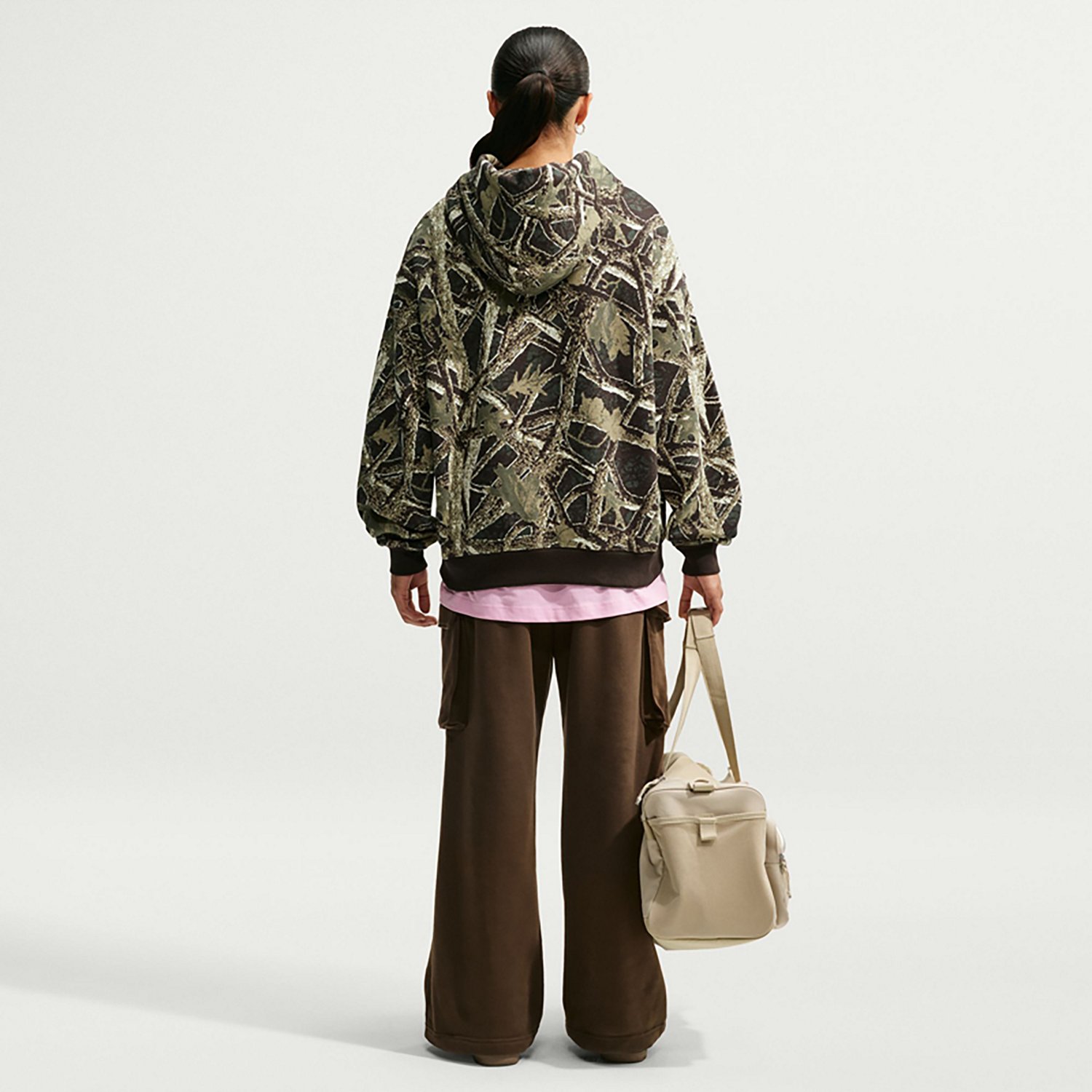 Nike Women's Studio Fleece Oversized Pullover Hoodie - view number 2