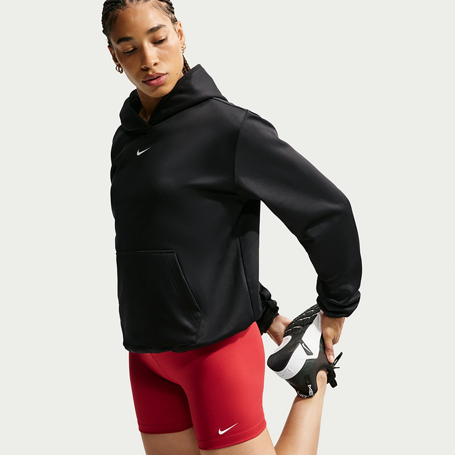 Nike Women's Studio Therma-FIT Fleece Pullover Hoodie - view number 5