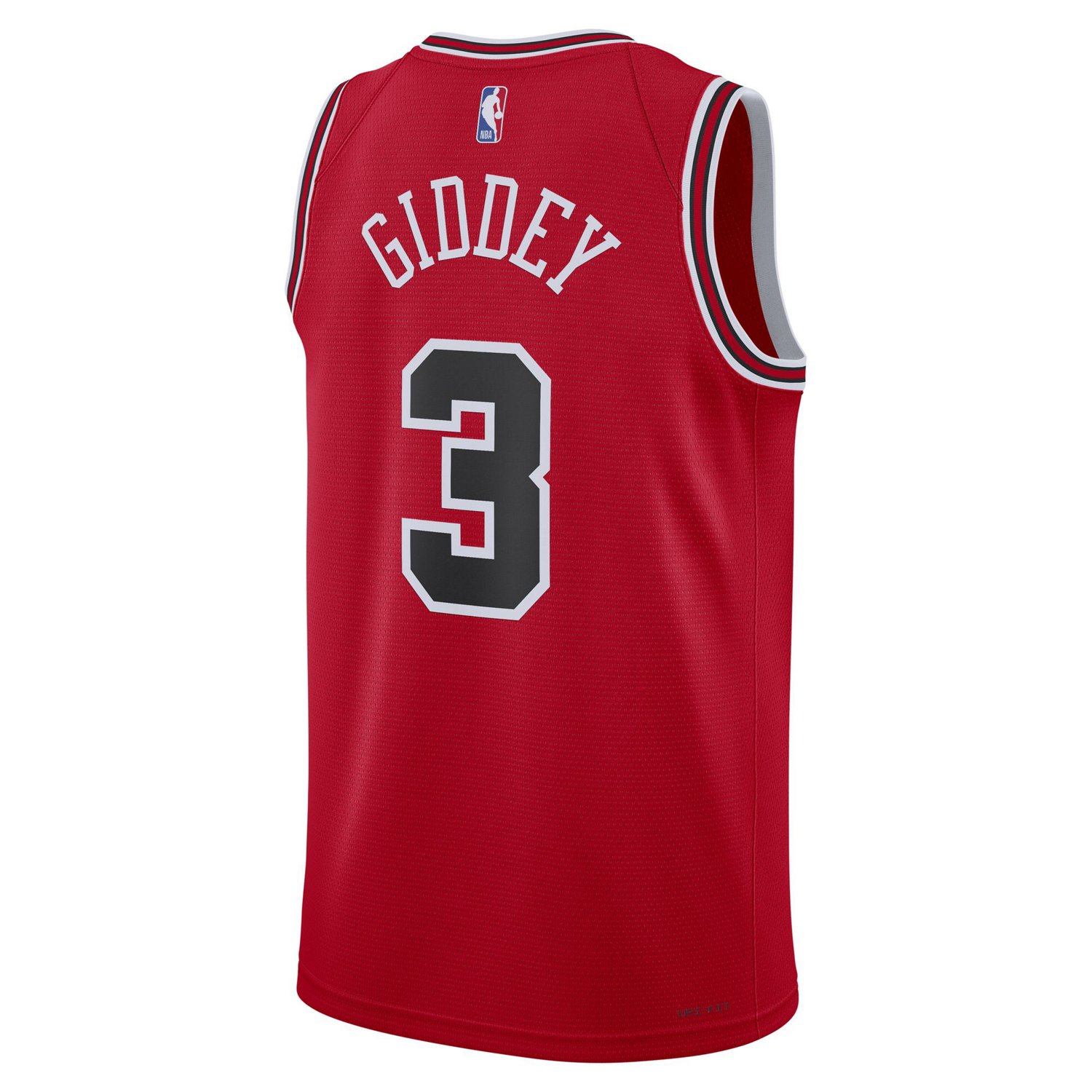 Nike Men's Chicago Bulls Josh Giddey Dri-FIT Swingman Icon Player Jersey - view number 2