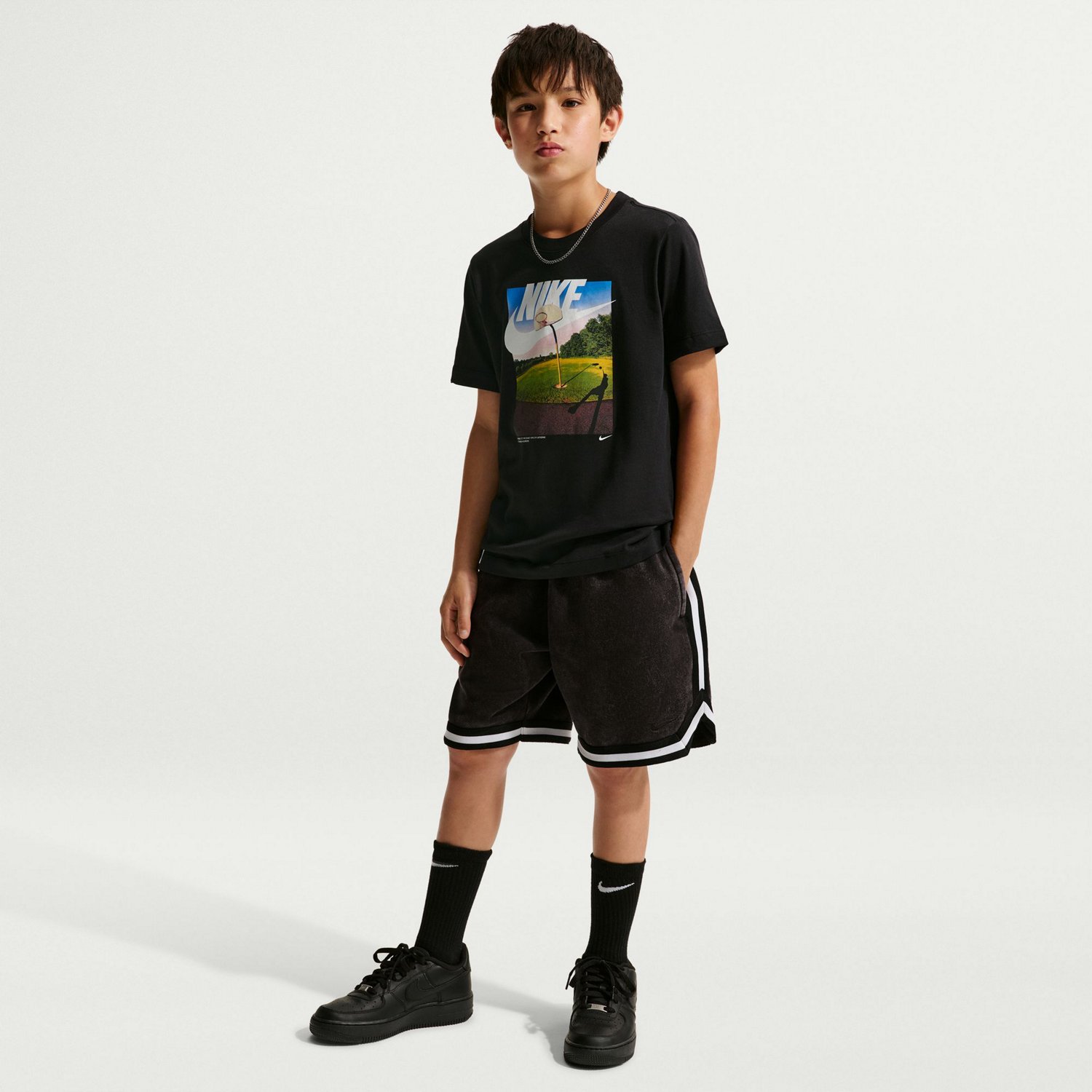 Nike Boys' Photo Create Graphic Short Sleeve T-shirt