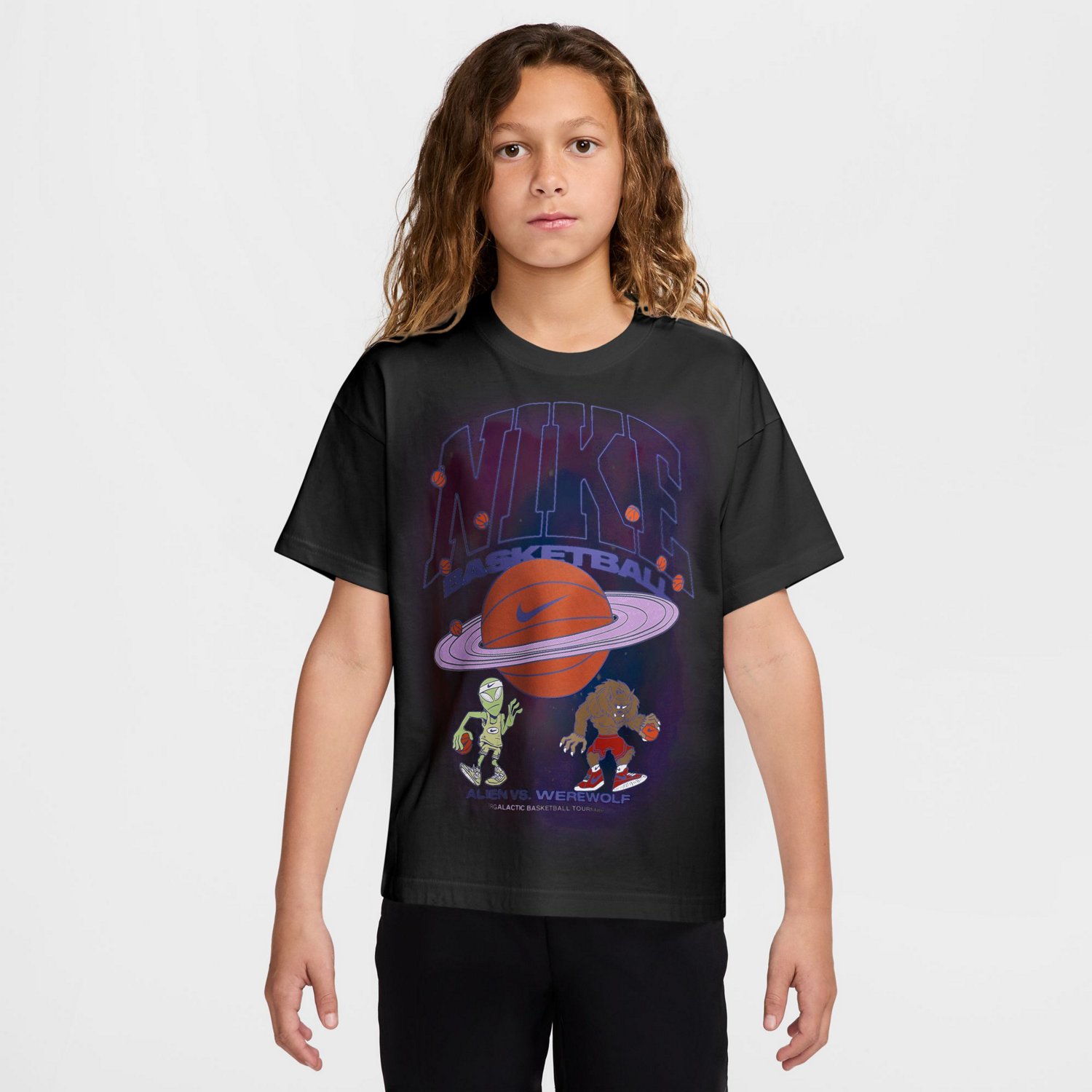 Nike Boys' M90 Basketball Short Sleeve T-shirt