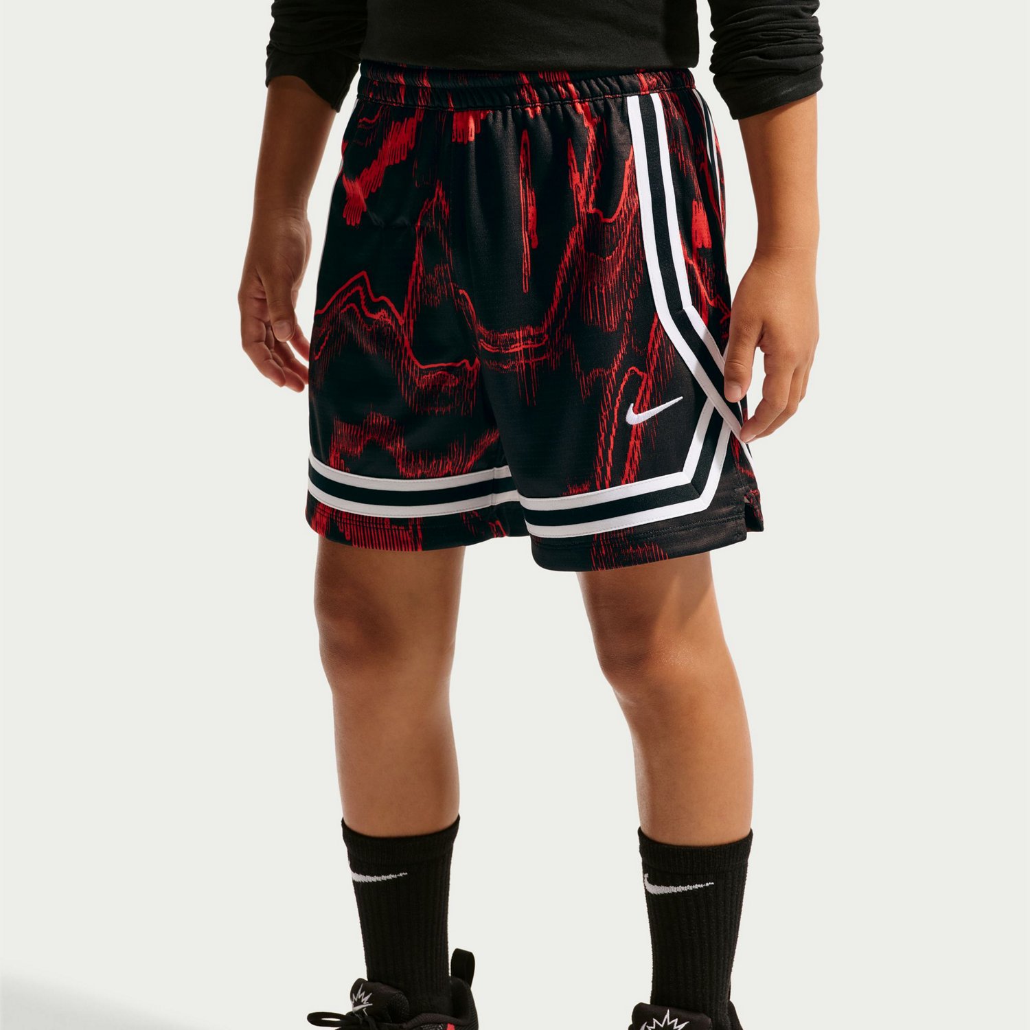 Nike Boys' Crossover Basketball All Over Print Athletic Shorts - view number 3