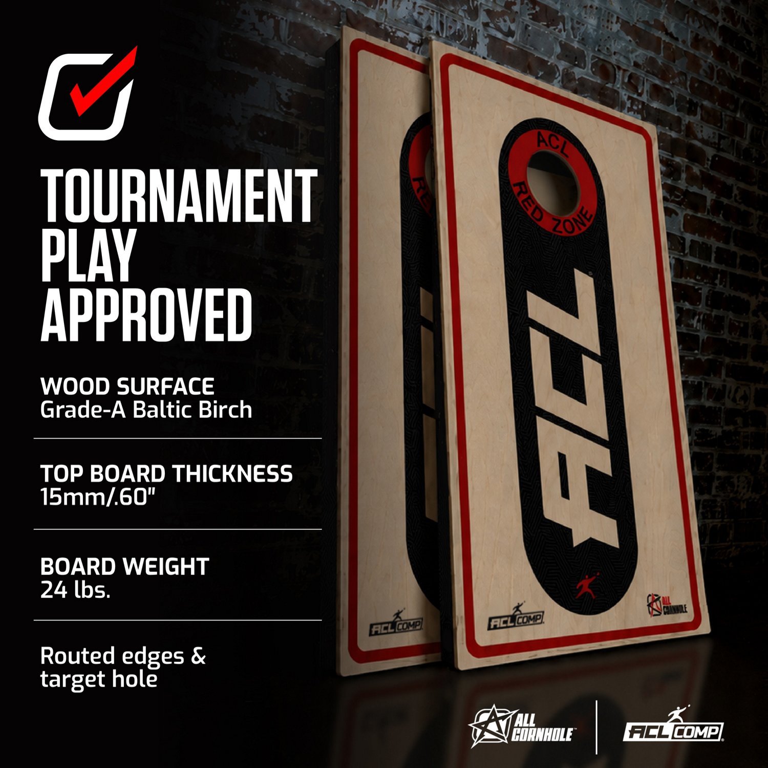 ACL COMP 2x4 Cornhole Boards - view number 2