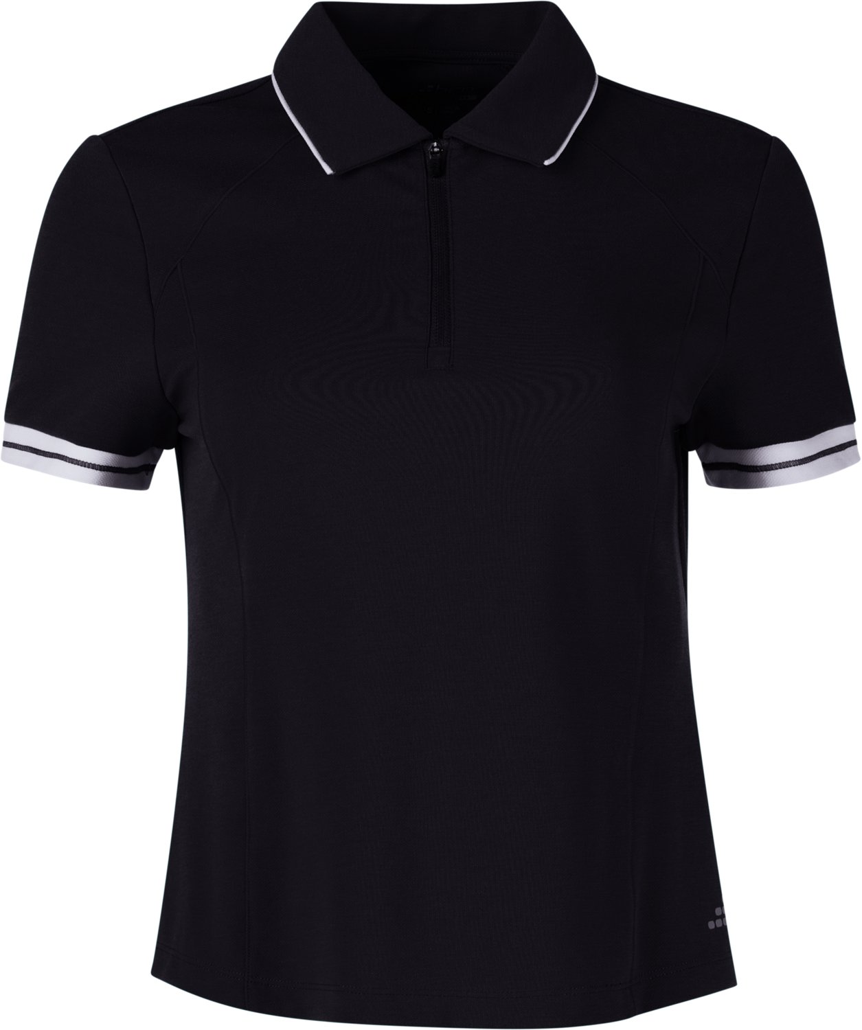 BCG Women's Zip Pique Polo Shirt