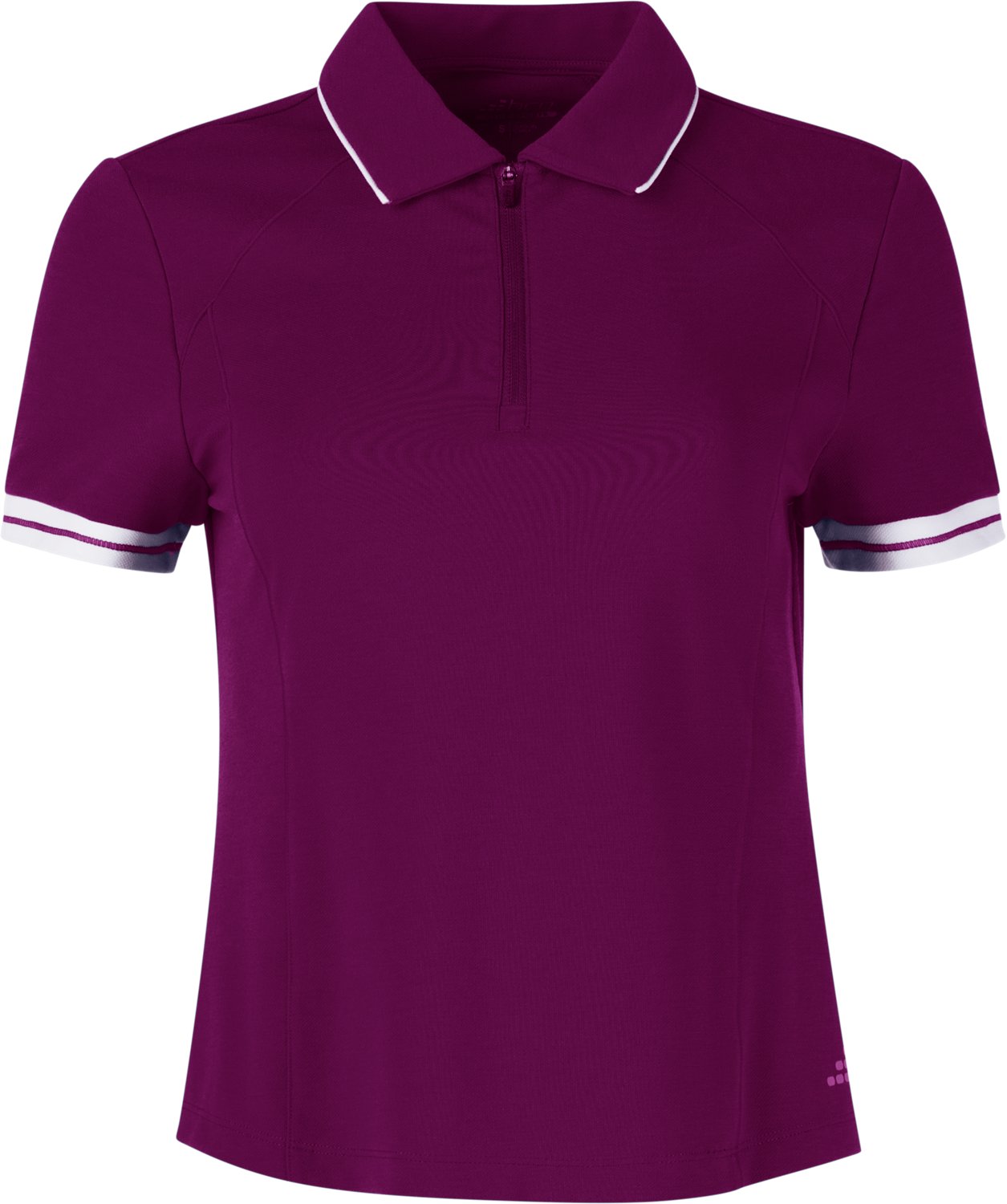 BCG Women's Zip Pique Polo Shirt