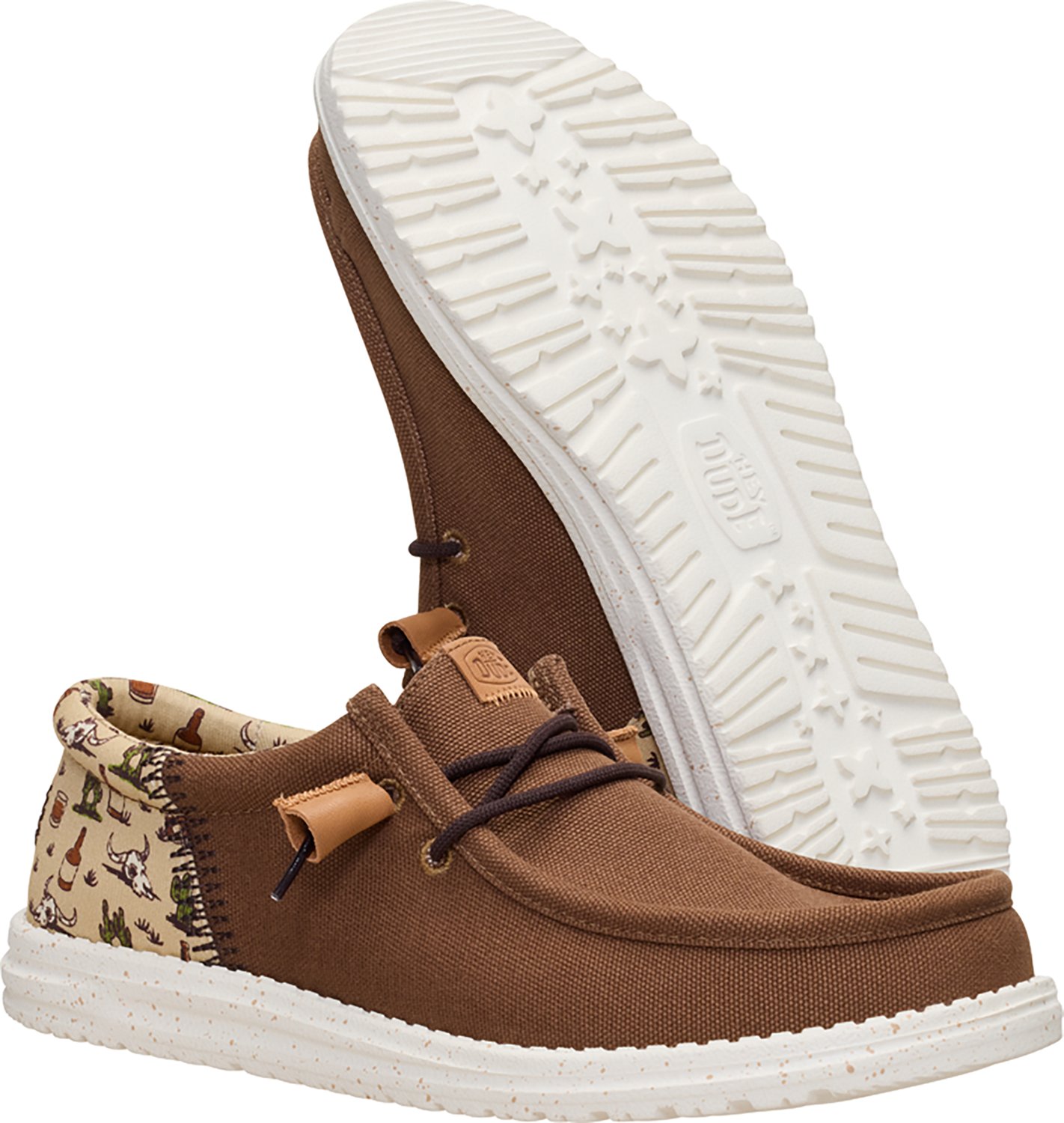 HEYDUDE Boys' Wally Funk Wild Western Print Shoes