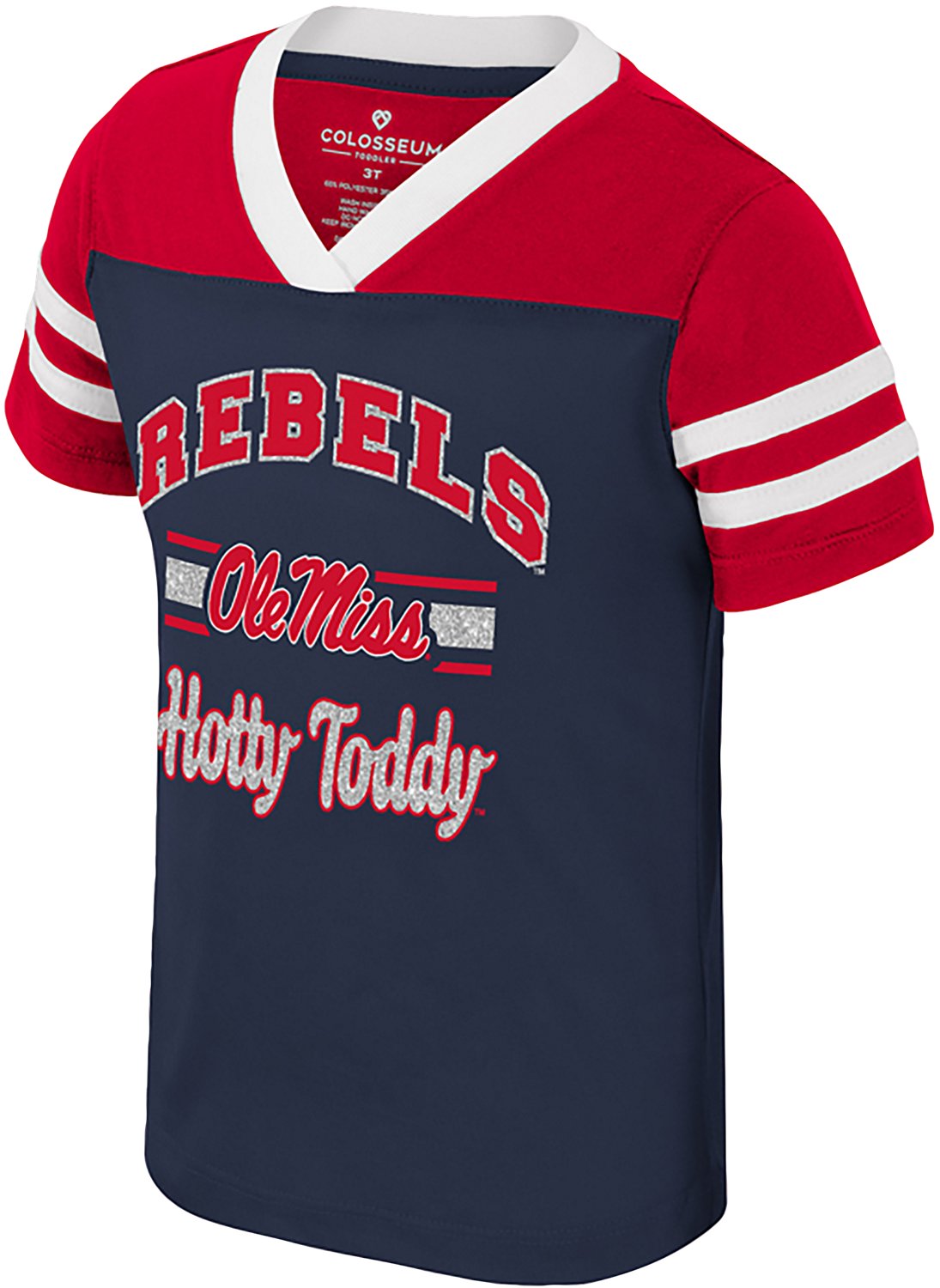 Colosseum Athletics Toddlers' University of Mississippi Janelle Graphic T-shirt