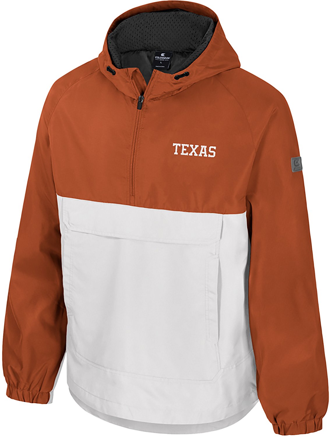 Colosseum Athletics Texas Longhorns Pete 1/2-Zip Anorak Jacket