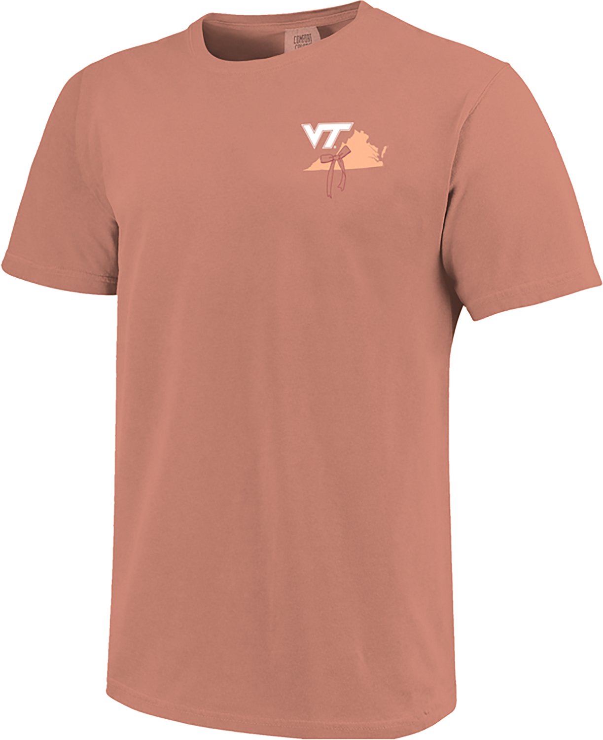 Image One Women's Virginia Tech Boots and Bows Graphic T-shirt - view number 2