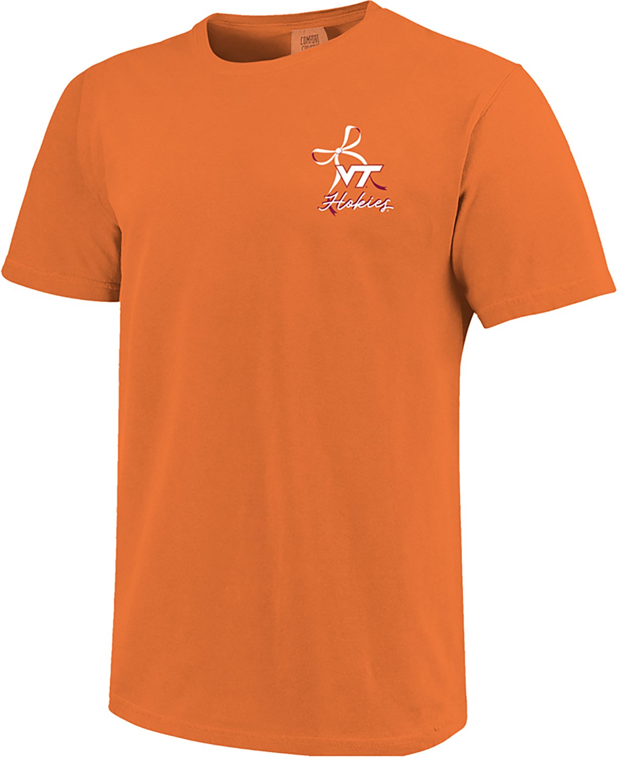 Image One Women's Virginia Tech Pennant Stripes Graphic T-shirt - view number 2