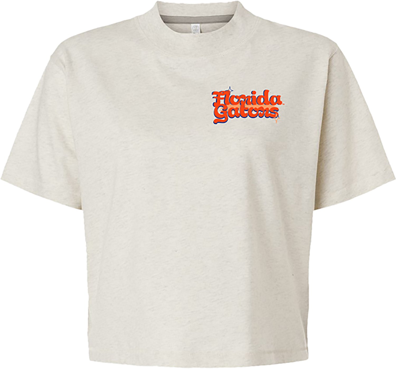 Image One Women's University of Florida Groovy Helmet Boxy Graphic T-shirt - view number 2