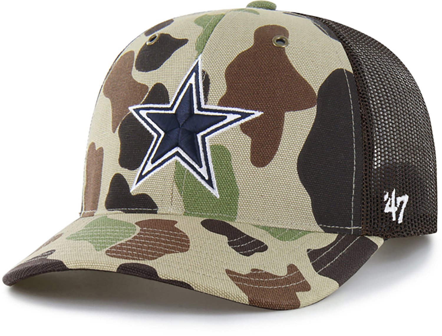 Carhartt x ’47 Dallas Cowboys Duck Camo Trucker Cap