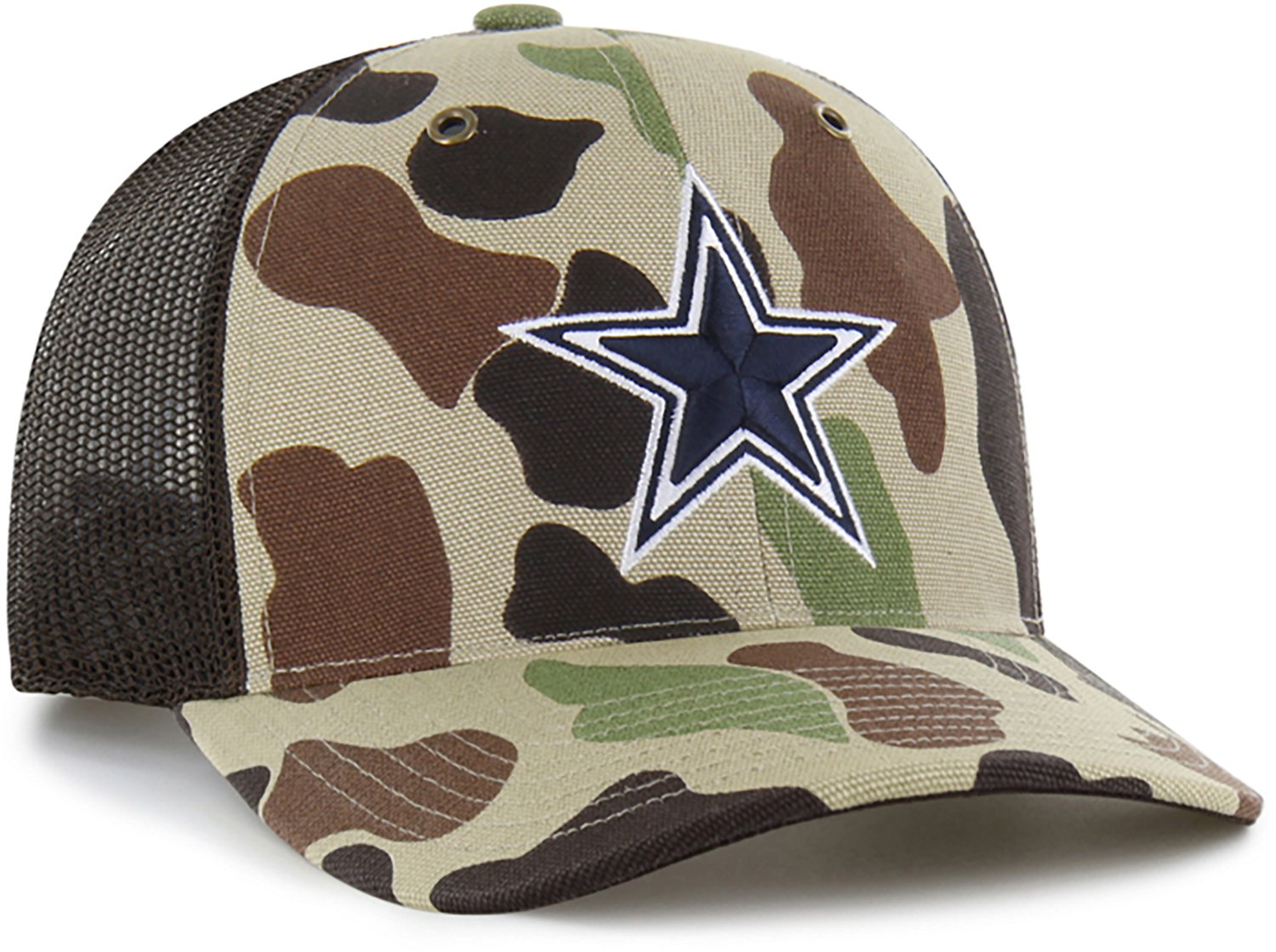 Carhartt x ’47 Dallas Cowboys Duck Camo Trucker Cap