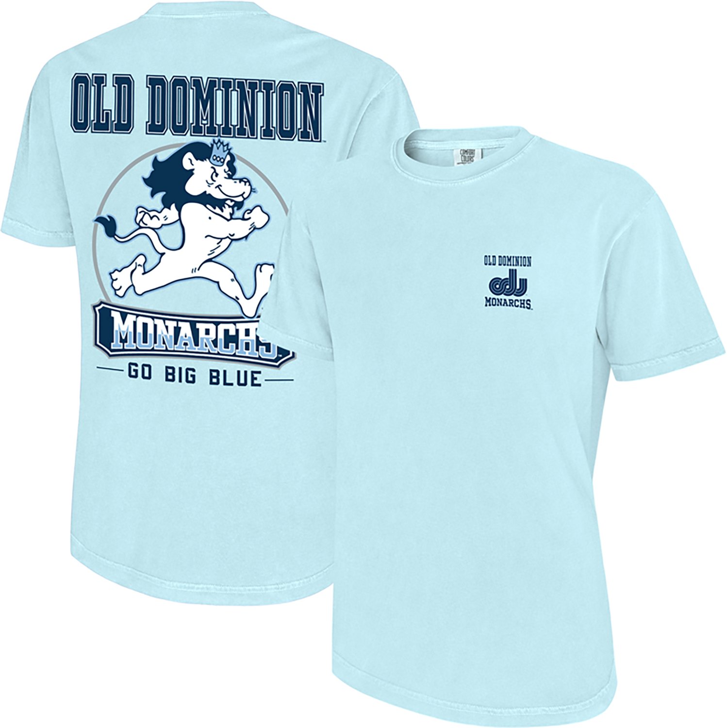 WILDCAT RETRO Men's Old Dominion University Mascot Circle Graphic T-shirt - view number 3