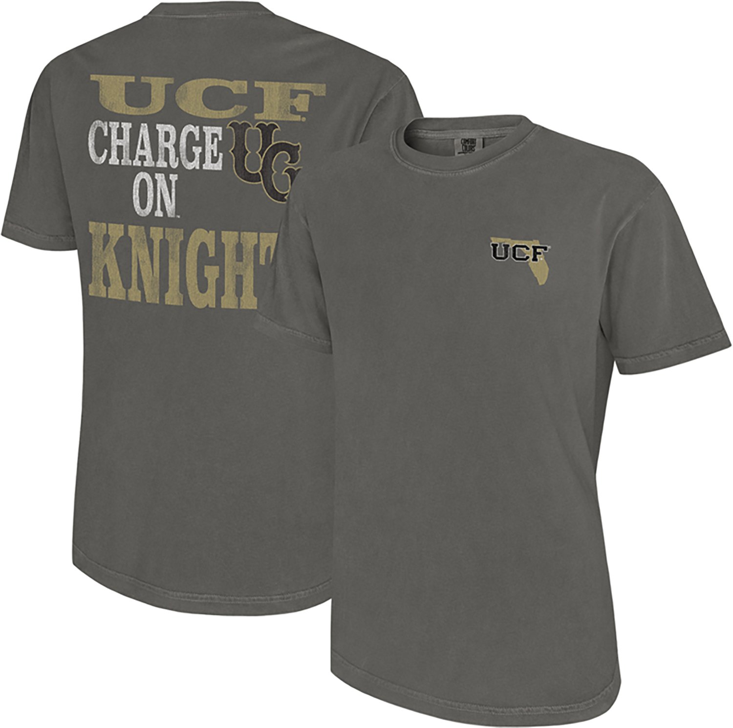 WILDCAT RETRO Men's University of Central Florida Charge On Knights Graphic T-shirt